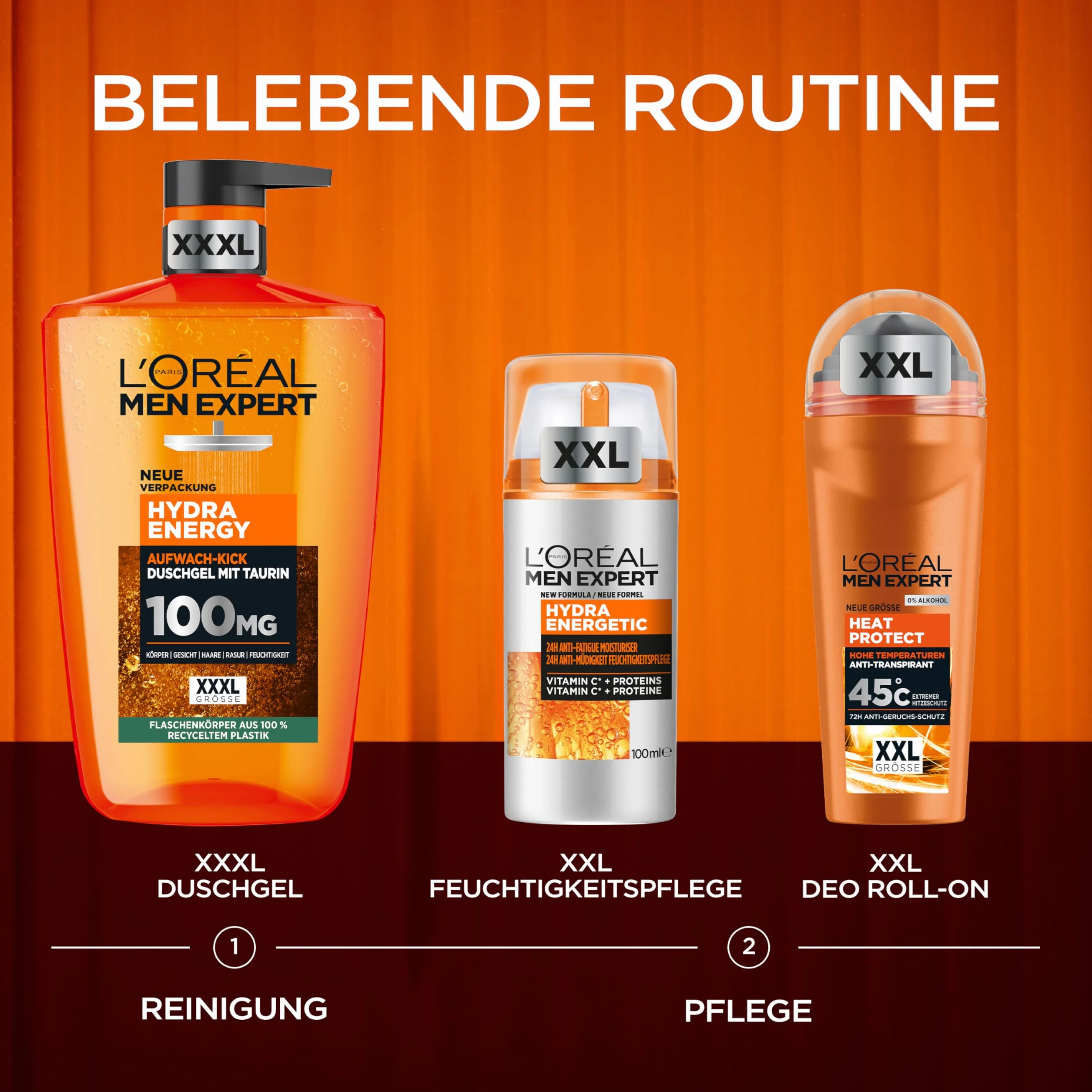L’Oréal Paris Men Expert Hydra Energy Żel pod Prysznic, 1 L
