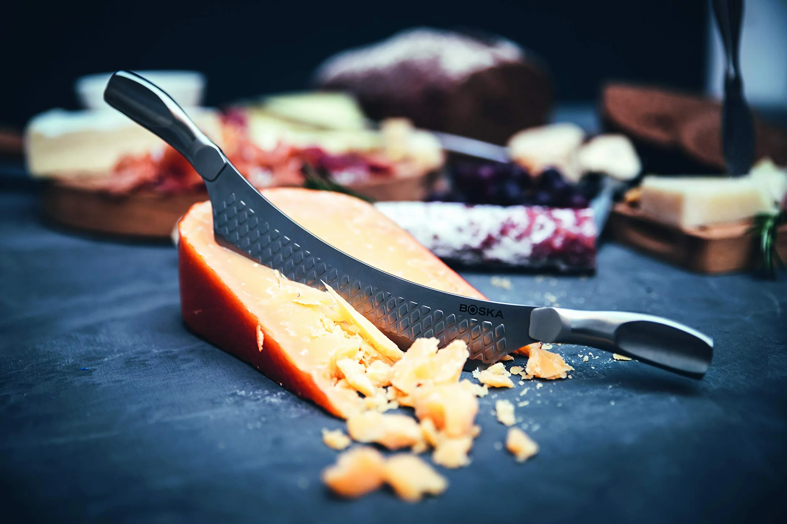 Boska Comté Monaco+ Nr 7 Nóż do sera 28,5 cm Srebrny