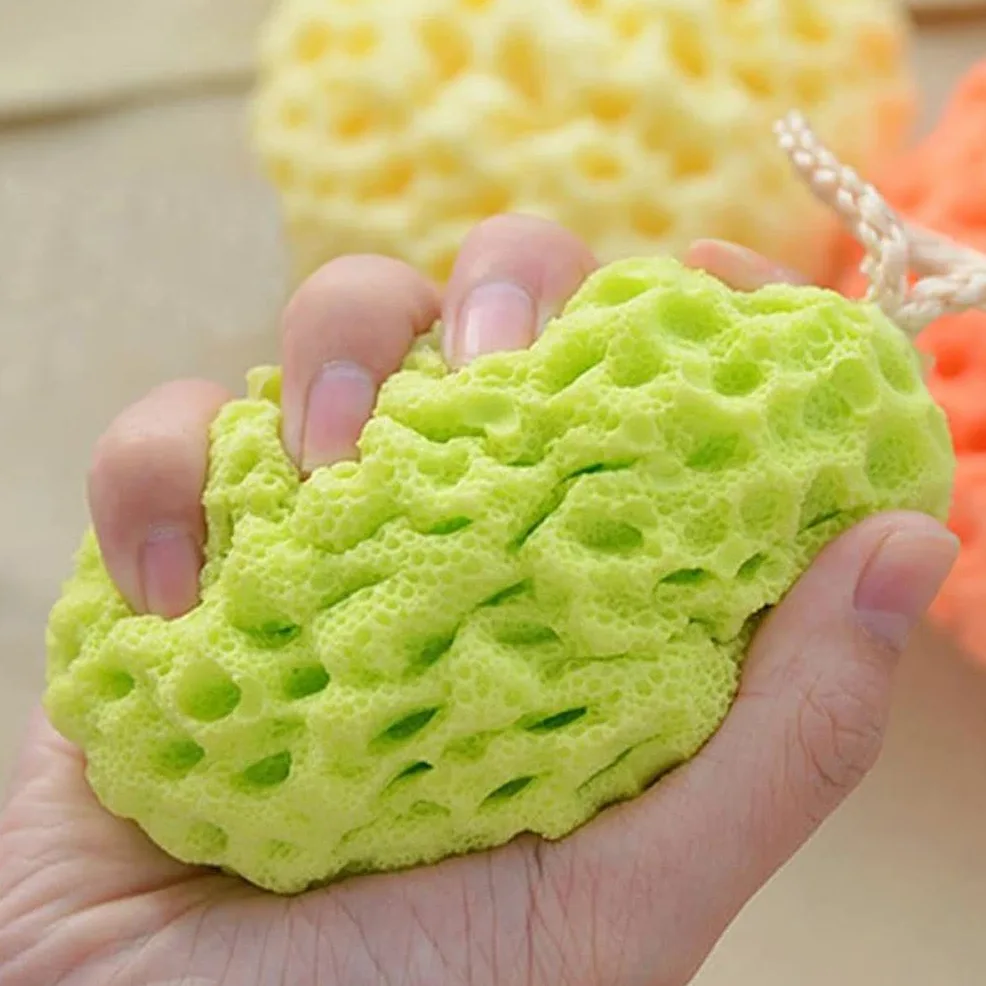 Ręcznik złuszczający Złuszczająca gąbka pod prysznic Loofahs Gąbki pod prysznic Miękka gąbka do ciała dla dorosłych Gąbka do kąpieli dla dzieci Gąbka do szorowania (2/3/4 paczki) Rękawiczki