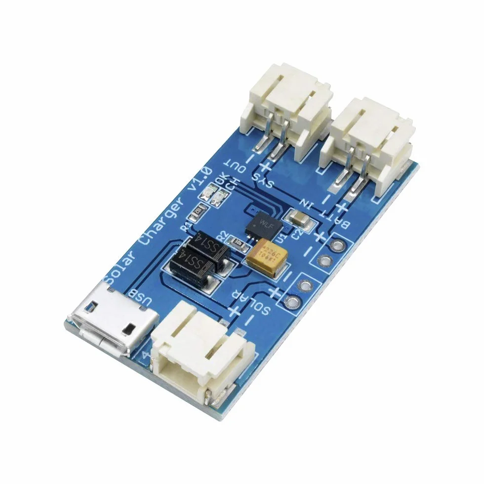 Hailege CN3065 Mini Solar Lipo Charger Board Lithium Battery Chip Micro USB DIY Outdoor Application Kit Charging Board Module