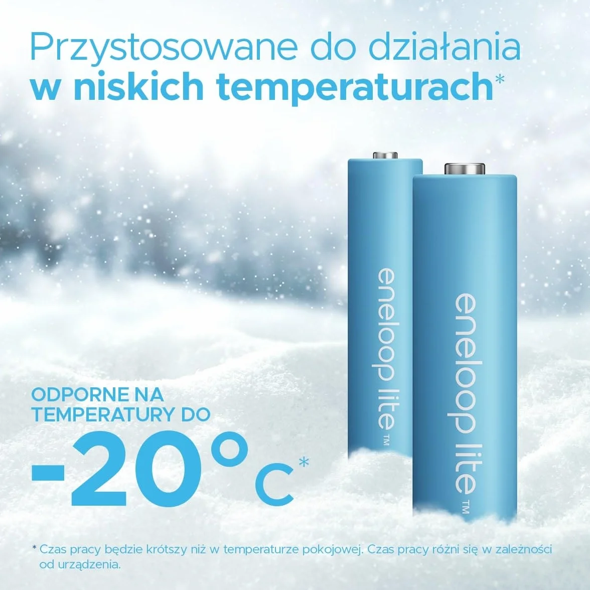 Panasonic eneloop lite | Ready-to-Use Ni-MH akumulatory, AAA/Micro, 2 sztuki w zestawie, min. 550 mAh, 3000 cykli ładowania, niski stopień samorozładowania w opakowaniu w bez tworzyw sztucznych