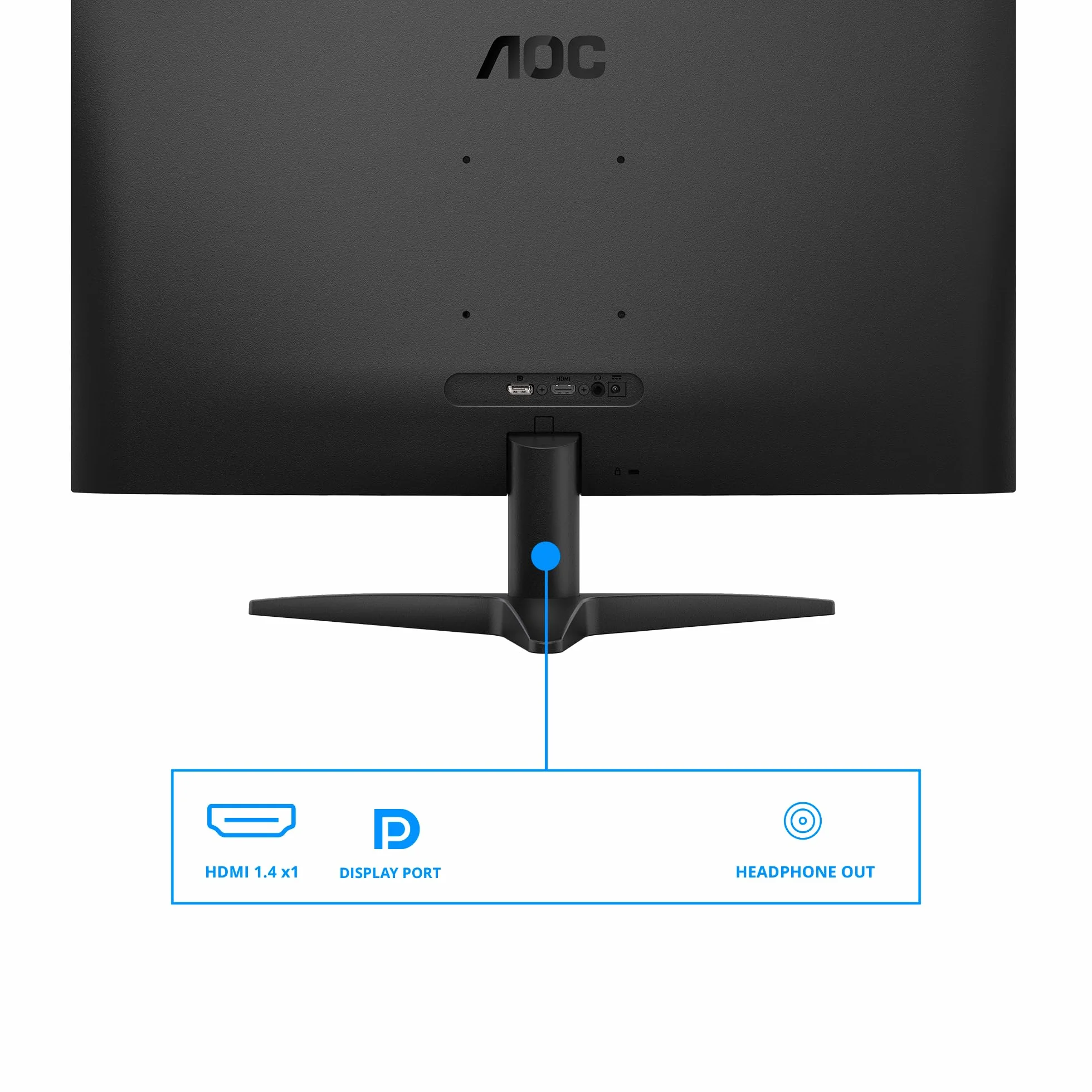 AOC 27B36X 27-calowy monitor do gier FHD, 144 Hz, IPS, 0,5 ms MPRT, synchronizacja adaptacyjna, HDR10, (1920 x 1080, HDMI 1x 1,4, DP 1x 1,4), czarny