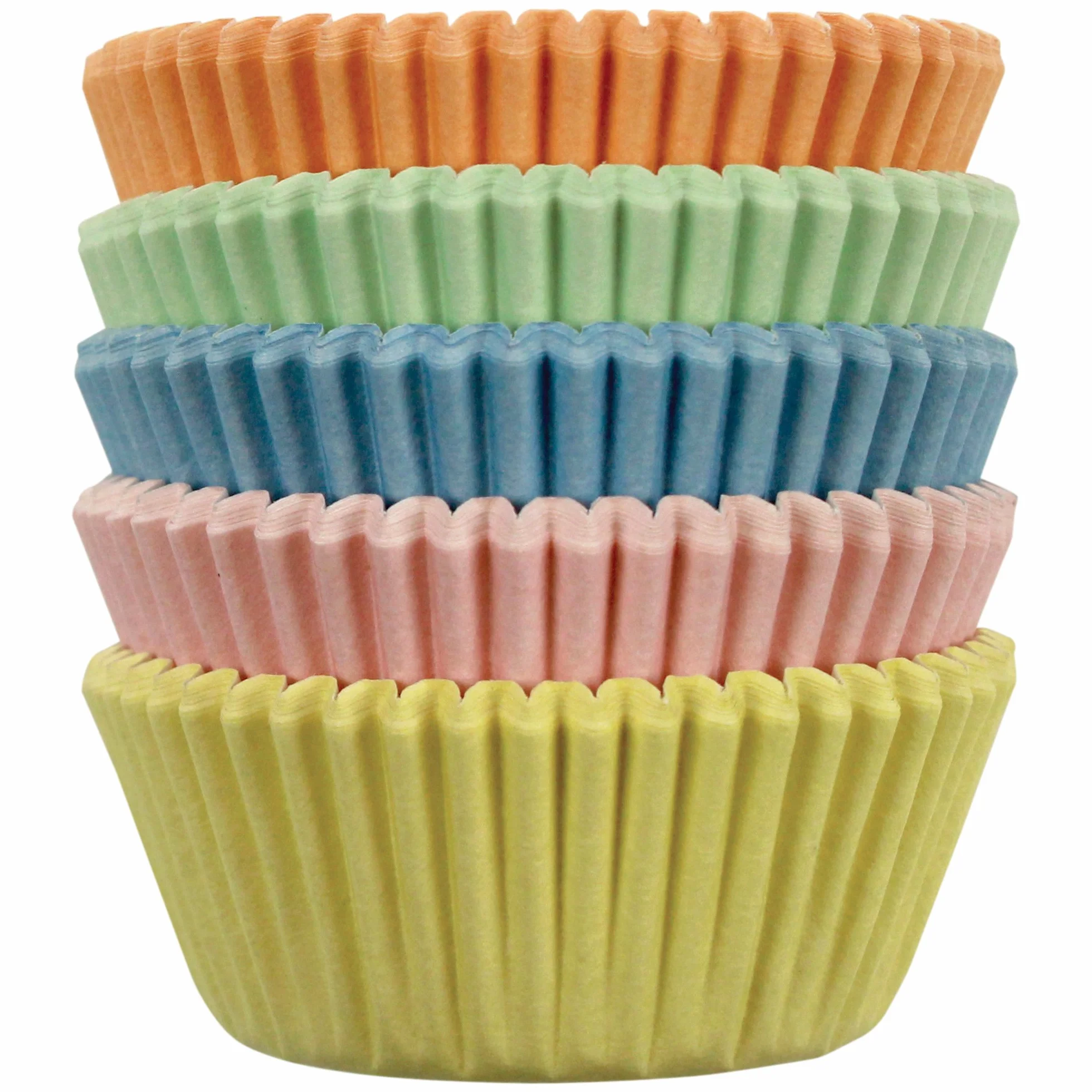 PME Pastelowy papier foremki do pieczenia babeczek mini 100 sztuk