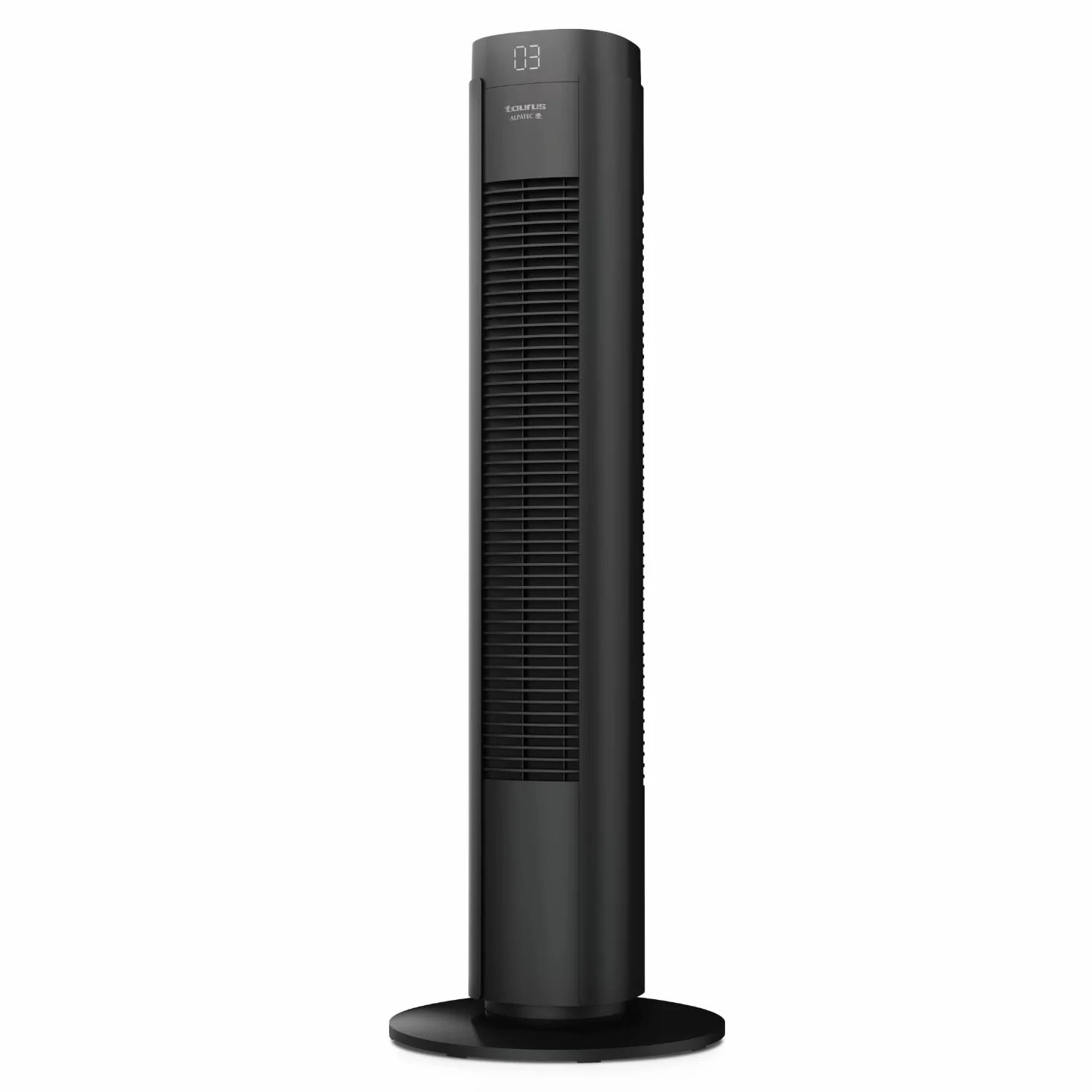 TAURUS New Babel Digital wentylator wieżowy, 50 W, pilot zdalnego sterowania, 3 tryby, 4 prędkości, timer 9h, funkcja oscylacji, cyfrowy ekran dotykowy, uchwyt do przenoszenia