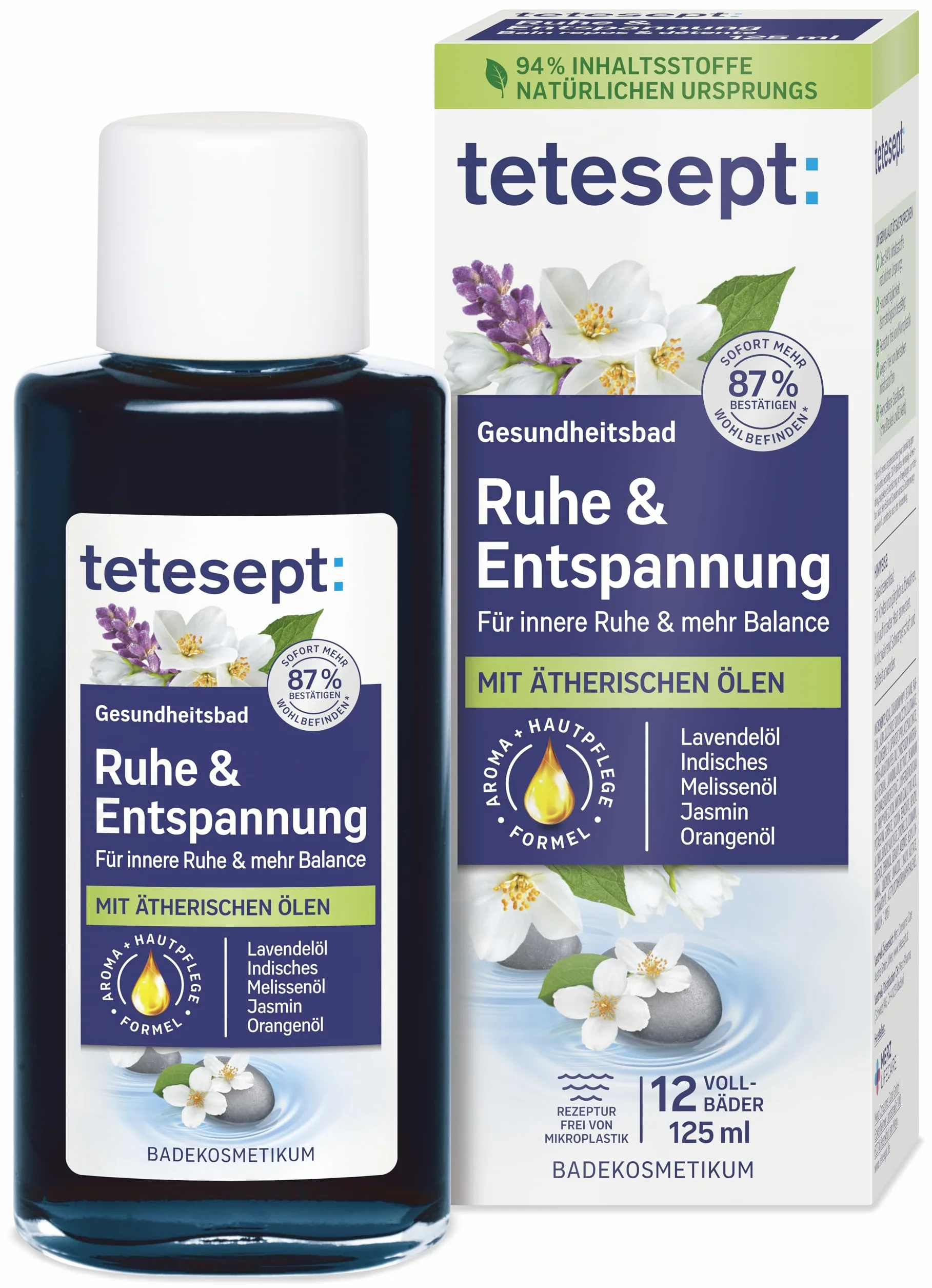 tetesept Spokojna kąpiel z olejkami eterycznymi dodatek do kąpieli 1 x