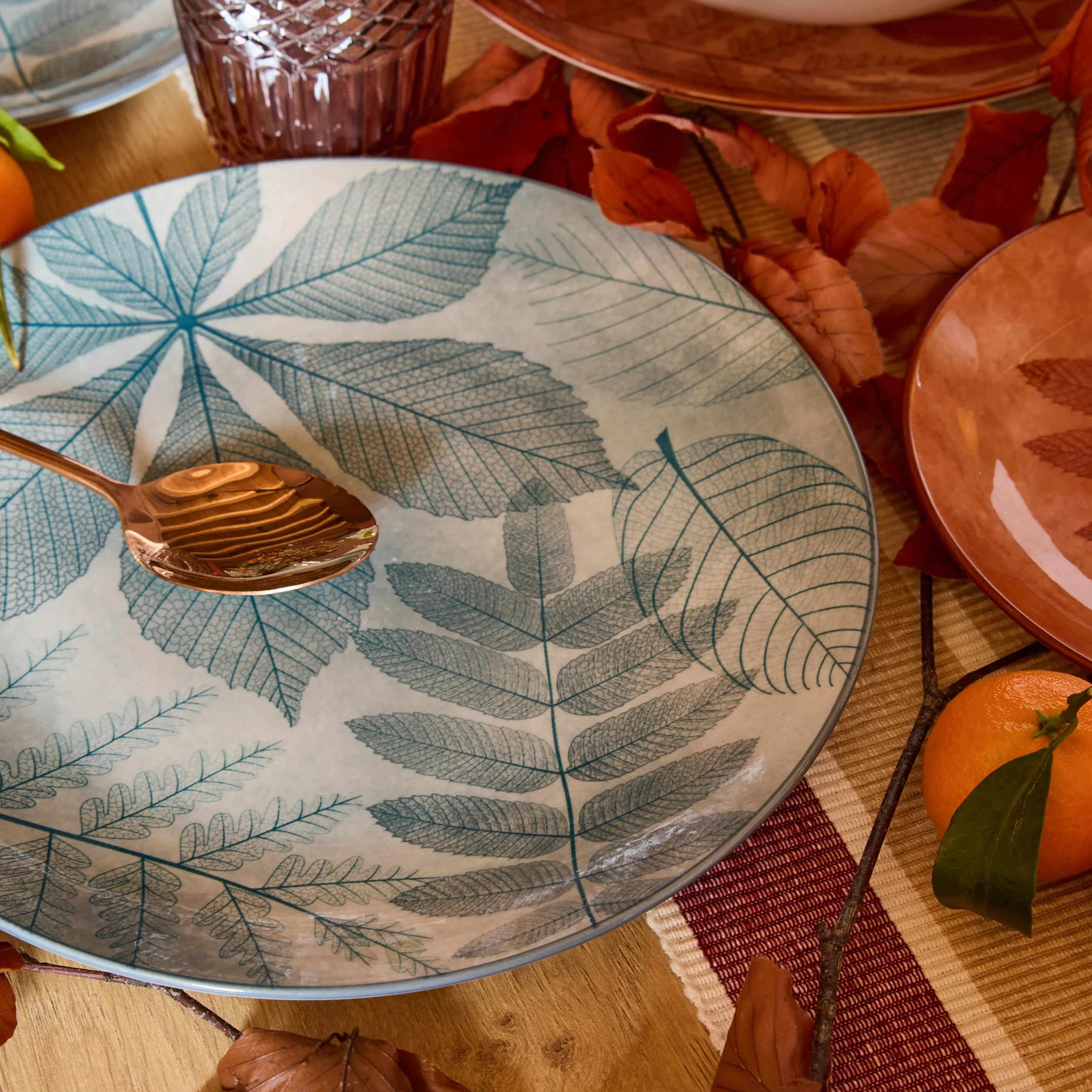 Tognana Natura 18-częściowy zestaw obiadowy dla 6 osób, porcelana, wielokolorowy