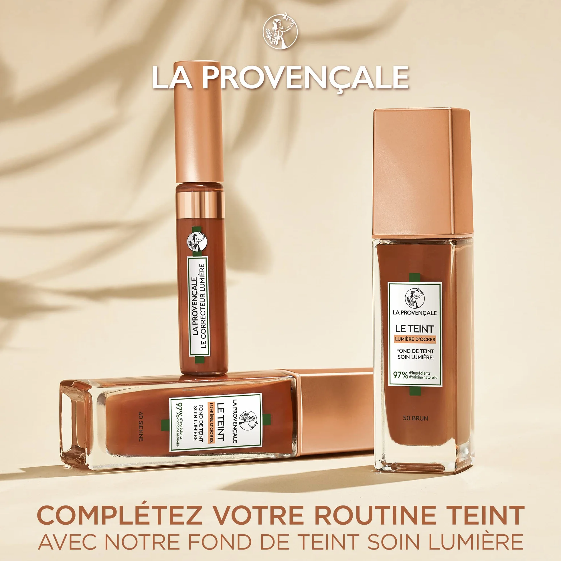 La Provençale Natural Light Podkład do Twarzy, 05 Ciemny, 7 ml