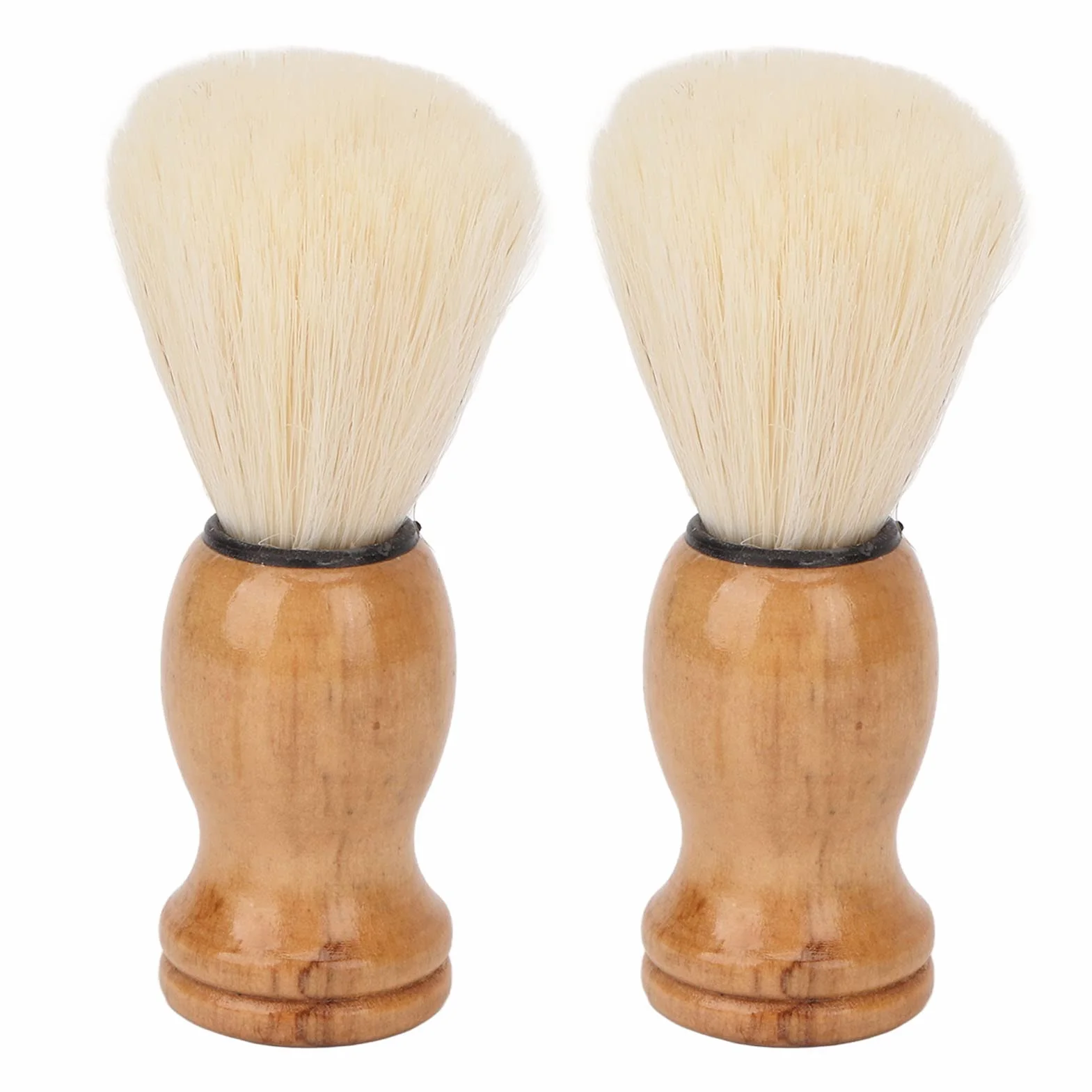 Mini Pędzel do Golenia, Pędzel do Golenia Brody, Pędzel do Golenia z drewnianą rączką, Profesjonalny Pędzel do Golenia dla Mężczyzn, do Użytku Domowego w Podróży