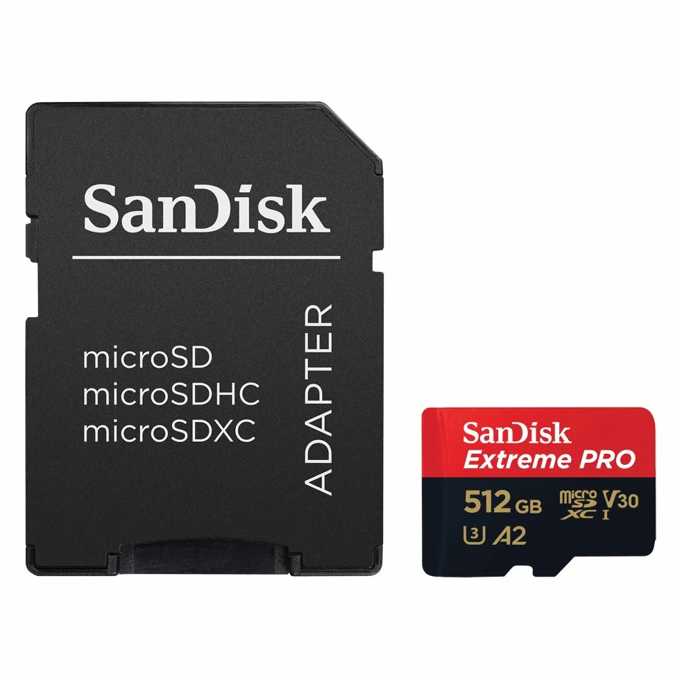 Sandisk SDSQXCD-512G-GN6MA Karta Micro Sd, Czarny, 512 GB