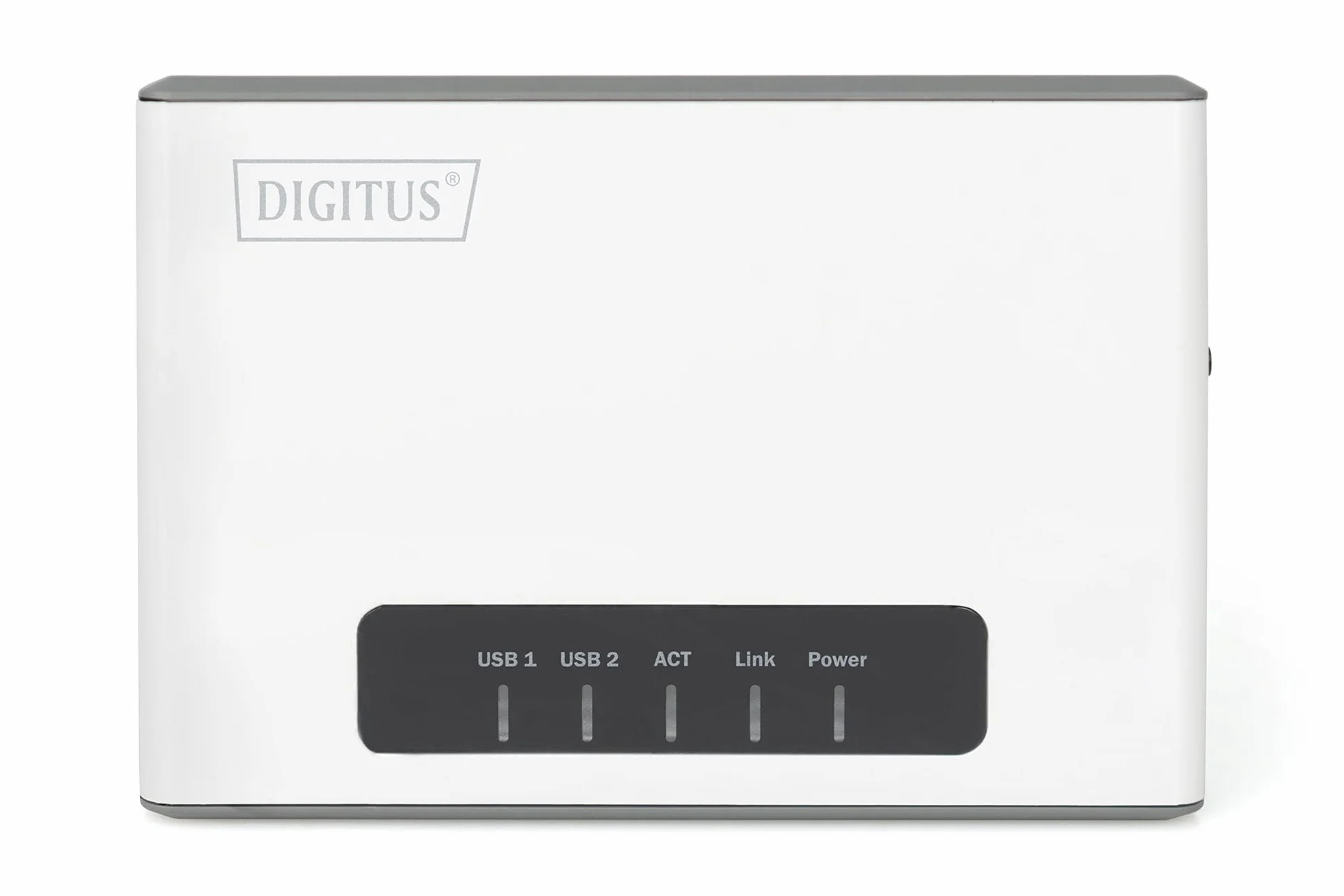 DIGITUS Wielofunkcyjny serwer sieciowy Wireless 300N, 2-portowy, USB2.0, sieciowy hub USB, serwer druku