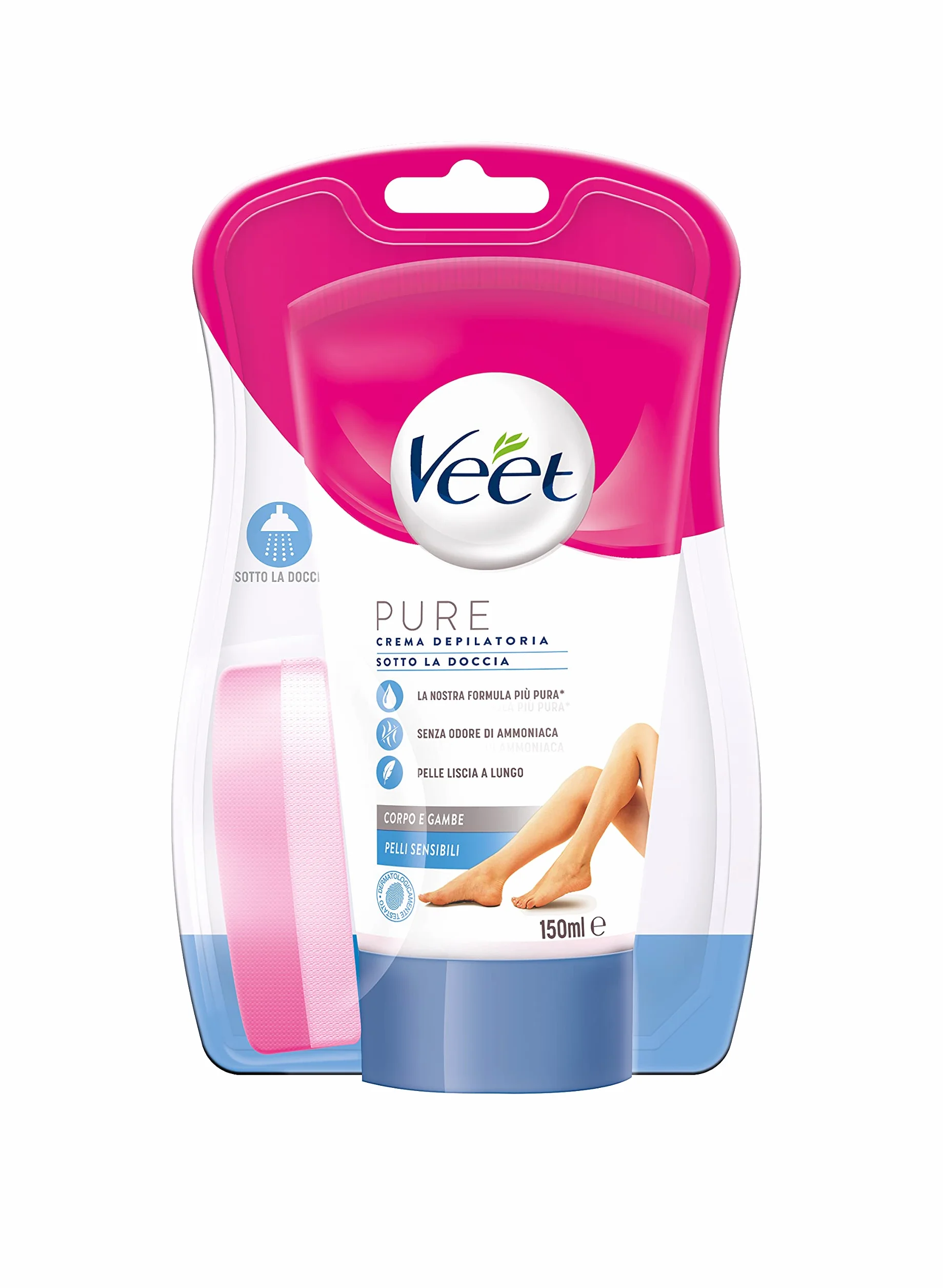 Veet Silk & Fresh Technology Krem do depilacji pod prysznicem dla skóry wrażliwej - 150 ml