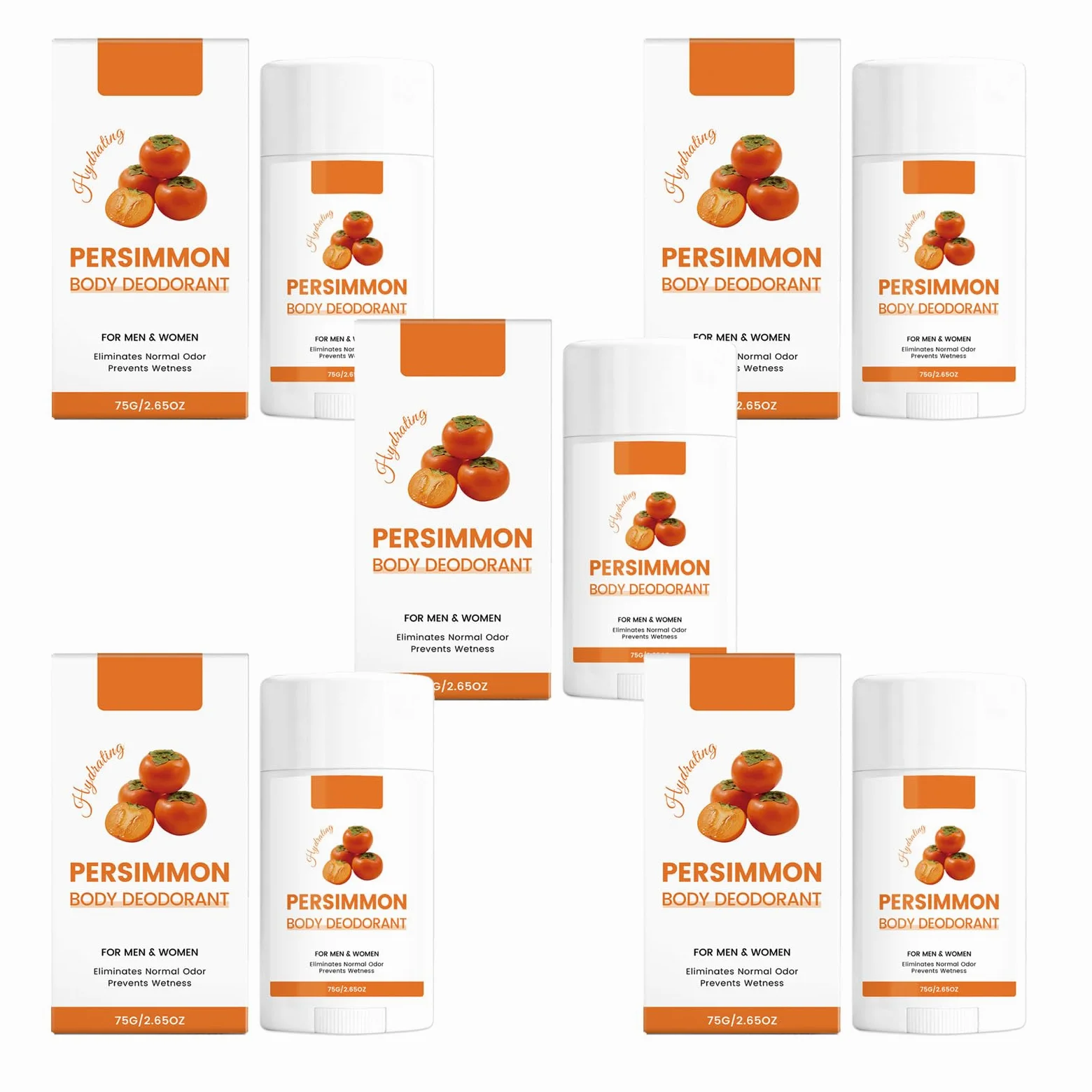 Dezodorant do ciała 75 g, unisex, nawilżający, mocny antyperspirant, całodzienna ochrona przed zapachem ciała i potem, delikatny, świeży zapach, do wszystkich rodzajów skóry (5)