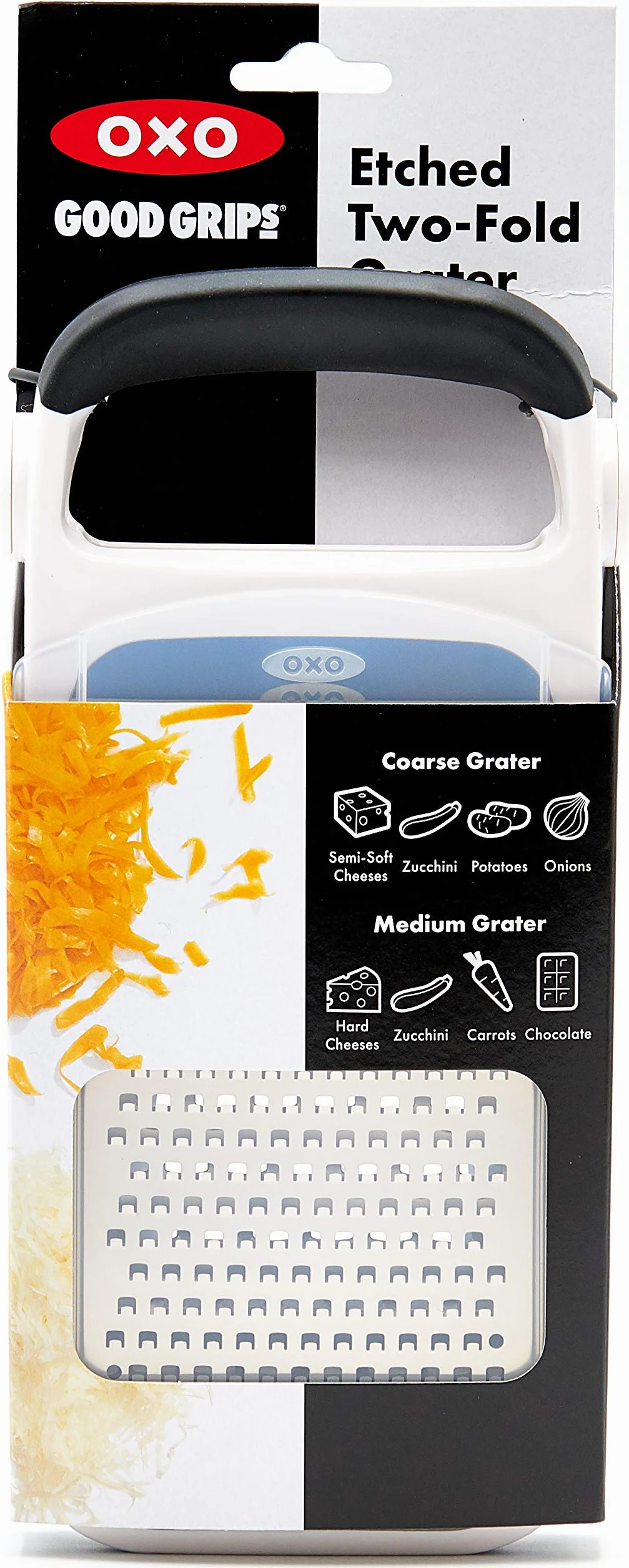 OXO Good Grips podwójna tarka ze stali nierdzewnej do sera