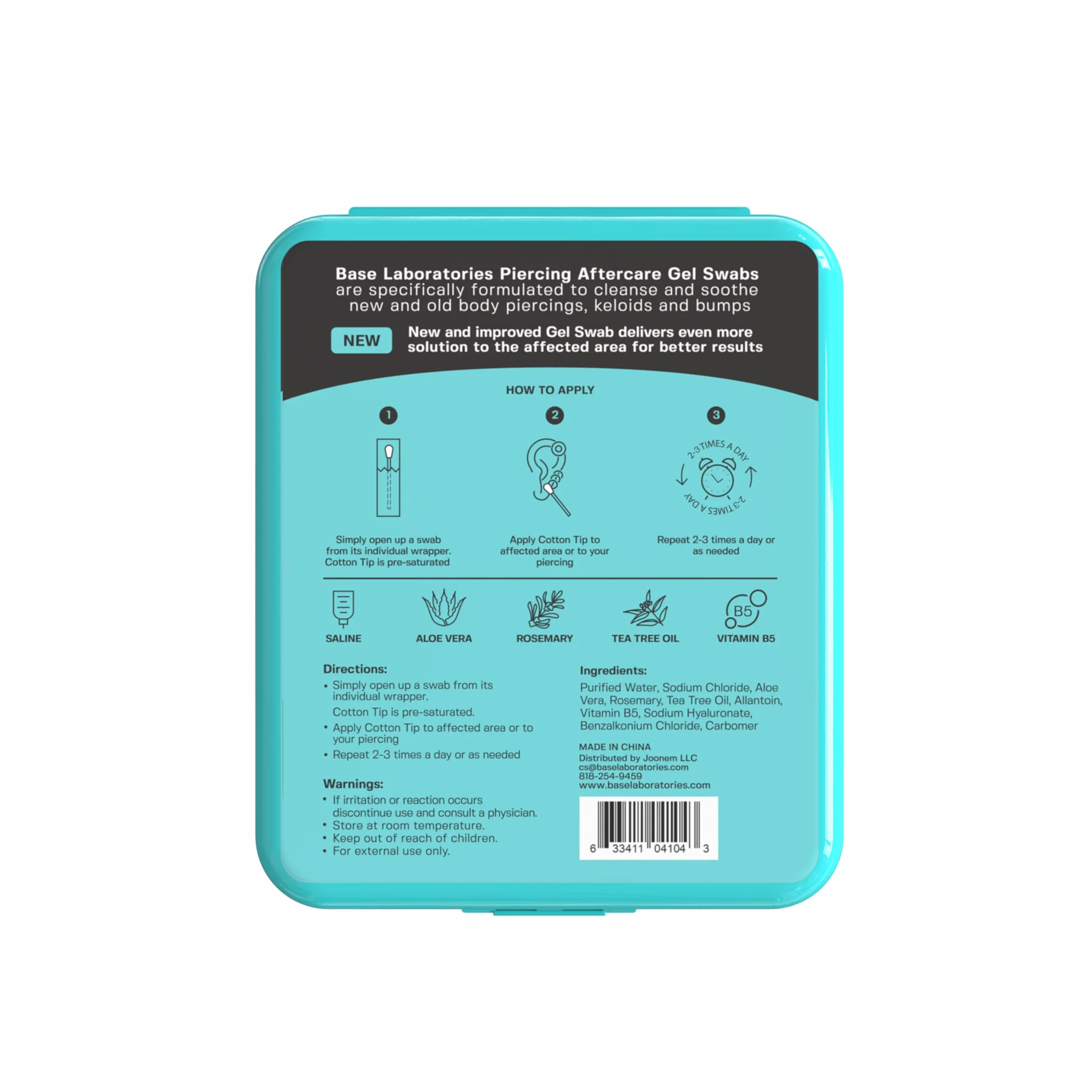 base labs piercing aftercare swabs
