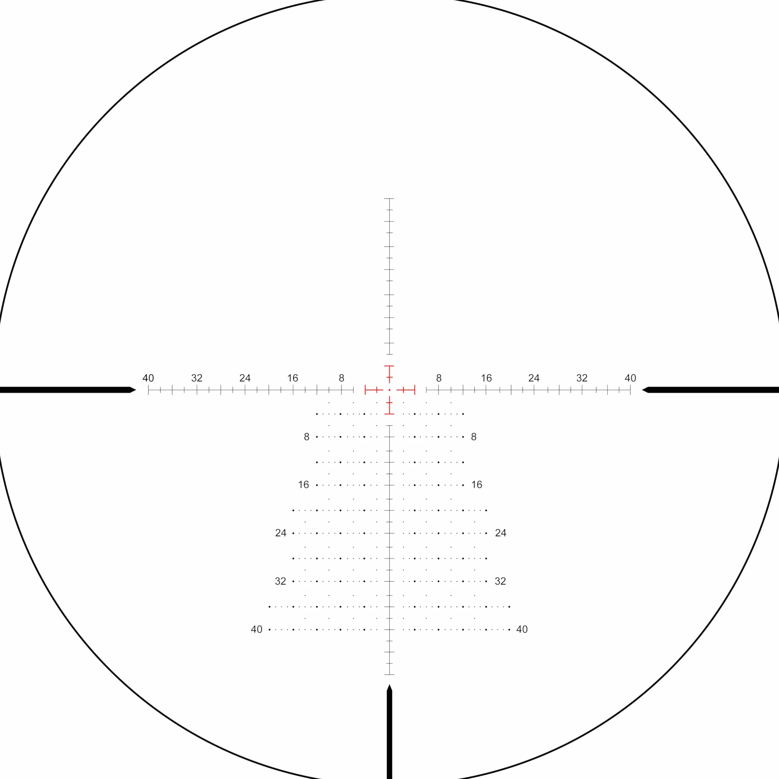 SPINA OPTICS 6-24x50 FFP First Focal Plane Rifleskopy z celownikiem Mil-Dot i regulacją paralaksy, osłona przeciwsłoneczna w zestawie, wodoodporna, przeciwmgielna czarna luneta celownicza, rurka 30 mm