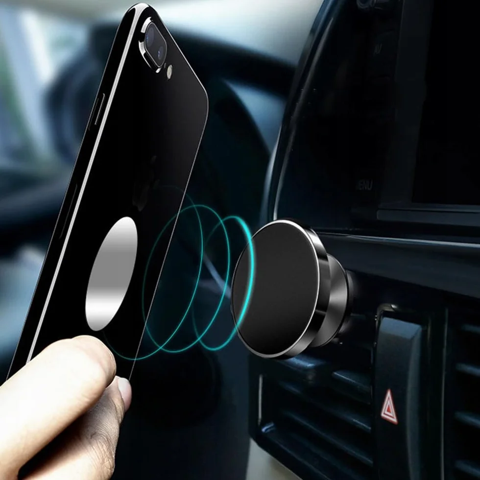 Retoo Magnetyczny uchwyt samochodowy do telefonu komórkowego do wentylacji z mocnymi magnesami Ultra kompaktowy uchwyt samochodowy do telefonu komórkowego obsługiwany jedną ręką