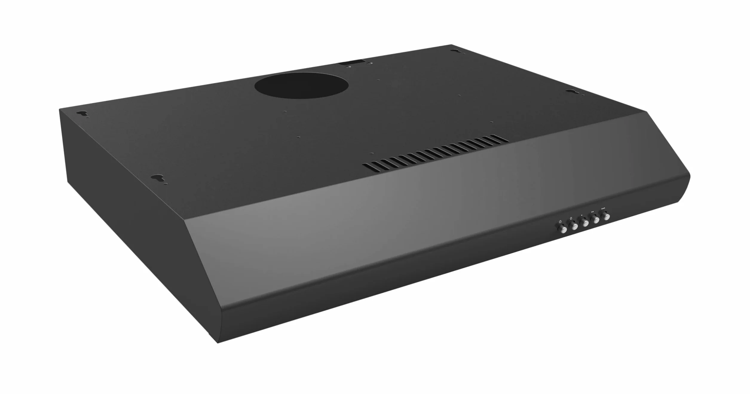 PKM UBH5000SX okap kuchenny 60 cm czarny z LED do zabudowy