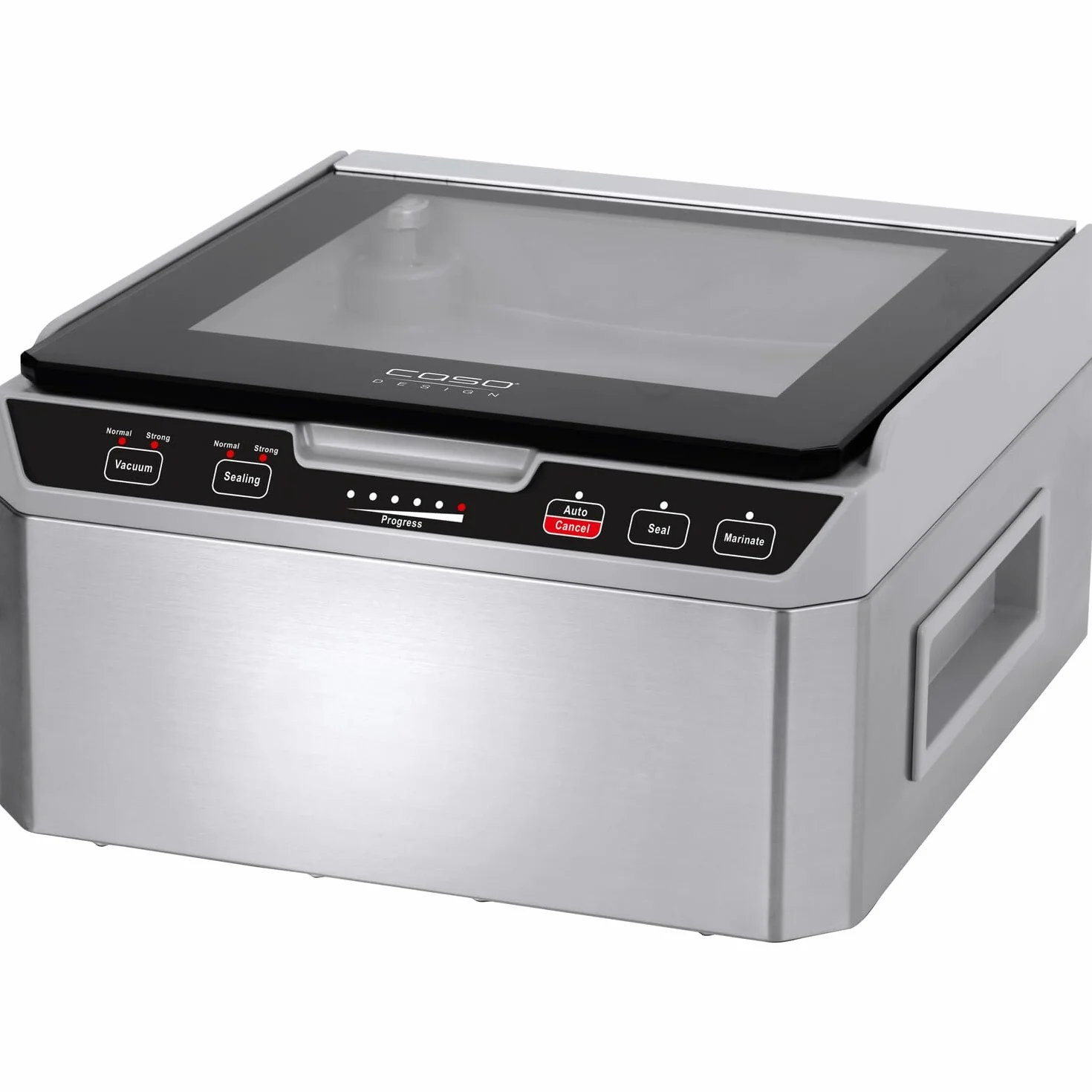 Caso VacuChef 40 Zgrzewarka Próżniowa, Stal Nierdzewna, 280 W, 70 l/min, Czarny/Srebrny