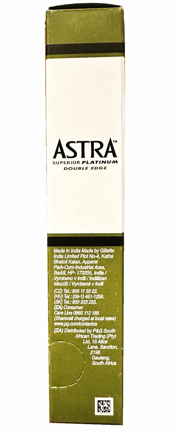 Astra Superior Platinum żyletki do golarki, 100 sztuk