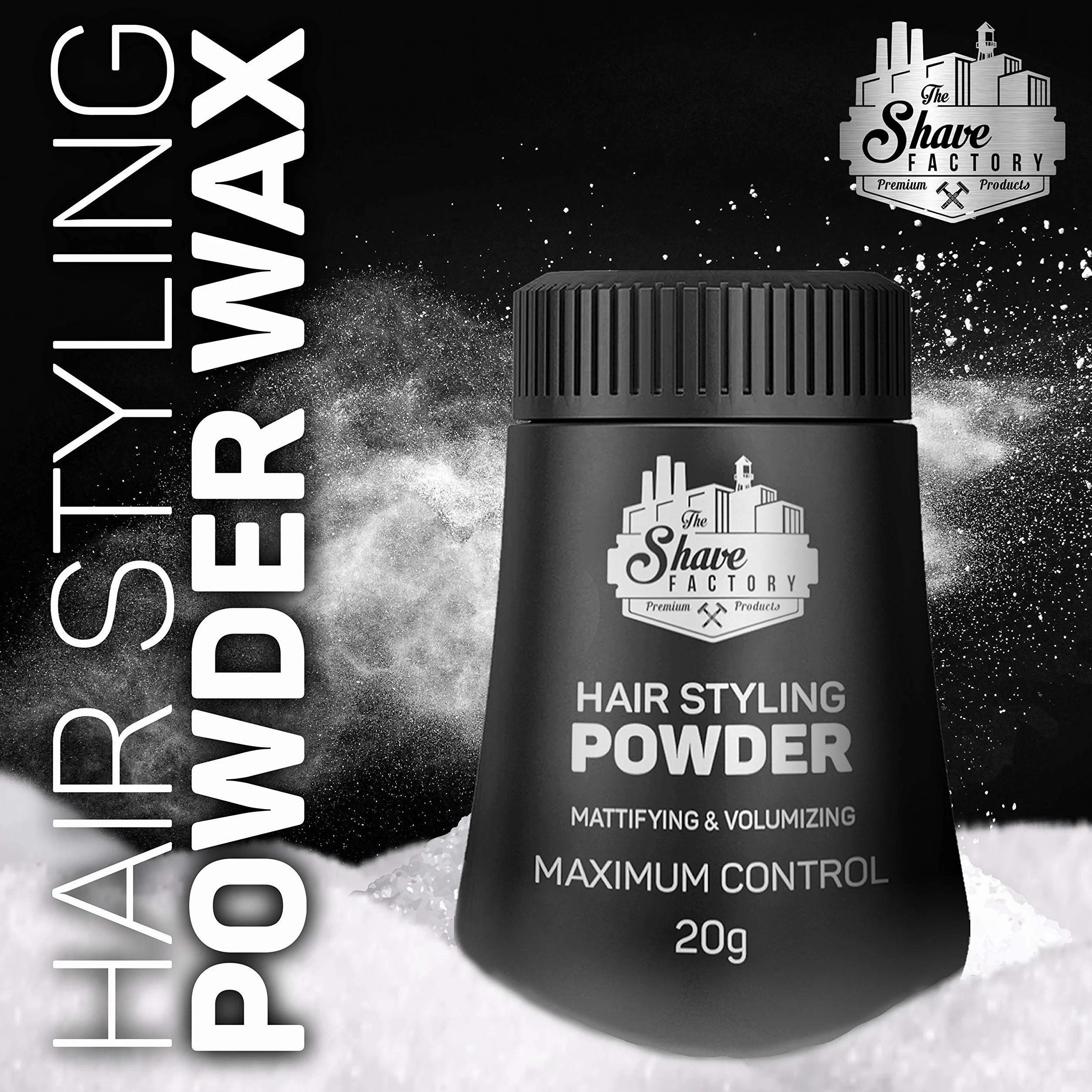 The Shave Factory - Maximum Control Hair Styling Powder - Puder do stylizacji włosów 20g