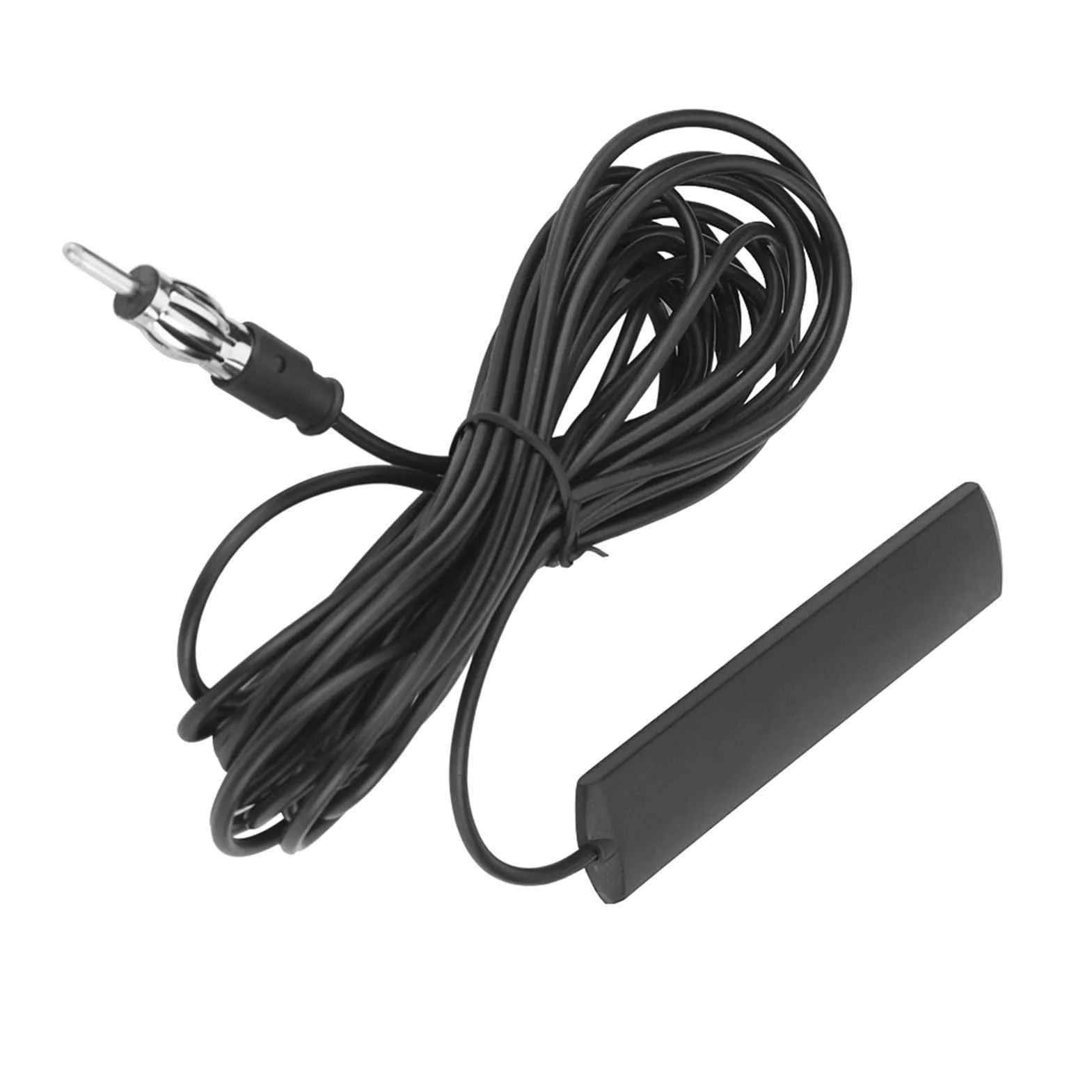 Akozon Universal Car FM Radio Antena Patch Antena Antena Mocowanie 5M Kabel