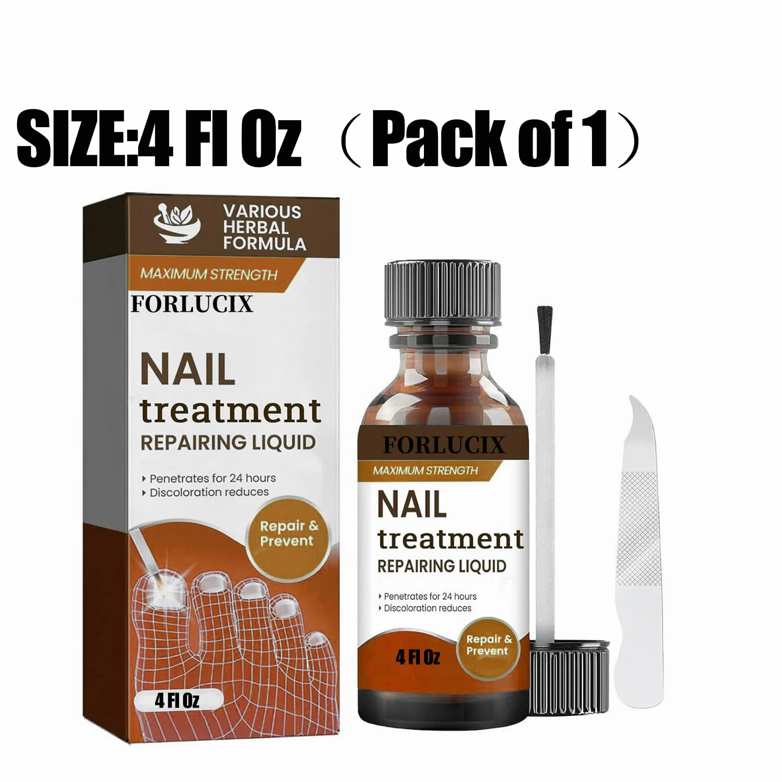 Extra Strength,4 Fl Oz(Pack of 1),Brown