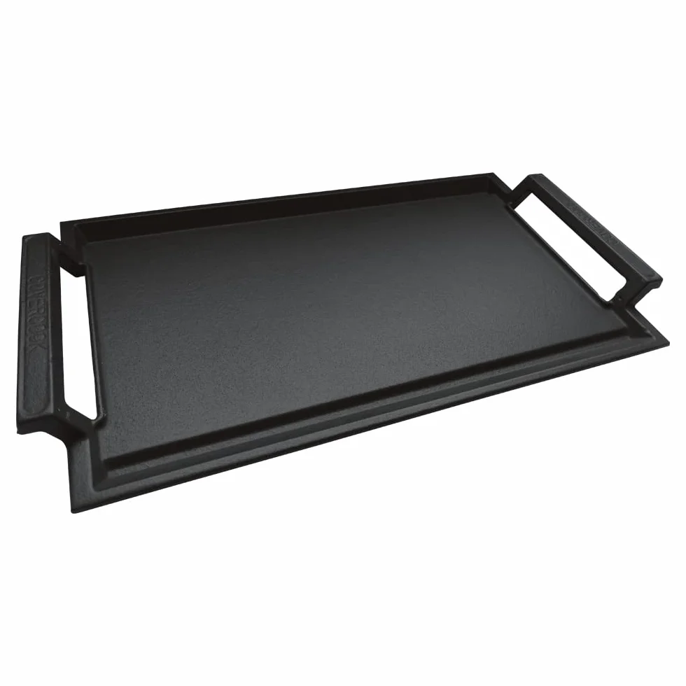 Patelnia żeliwna prostokątna 43 x 23 cm do indukcji z dwoma uchwytami