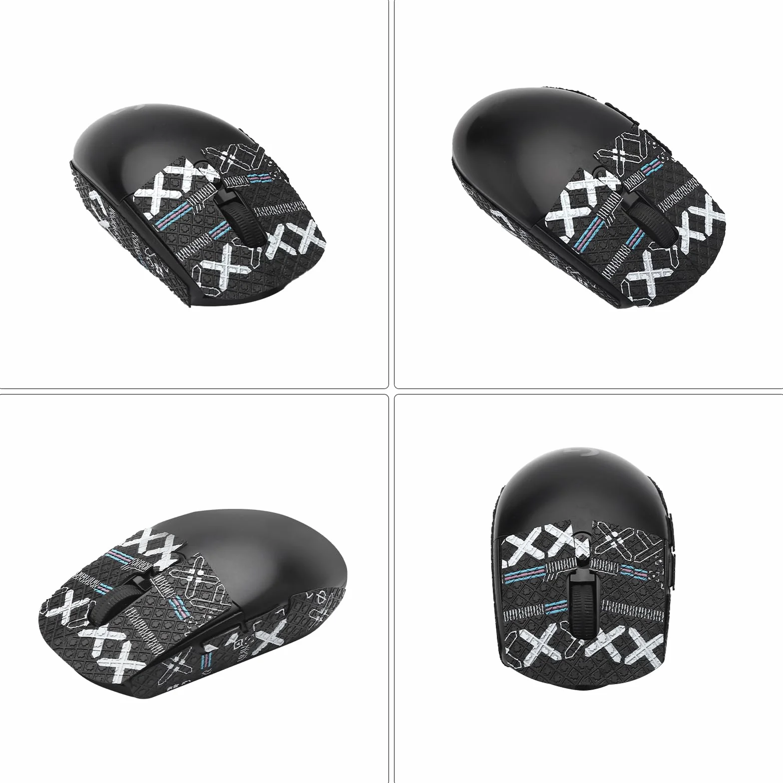 Mouse Grip Tape, akcesoria do myszy dla graczy, taśma pochłaniająca pot, bardzo antypoślizgowa, ultra cienka, samoprzylepna i nie pozostawia śladów, zestaw taśm do Logitech G PRO X Superlight