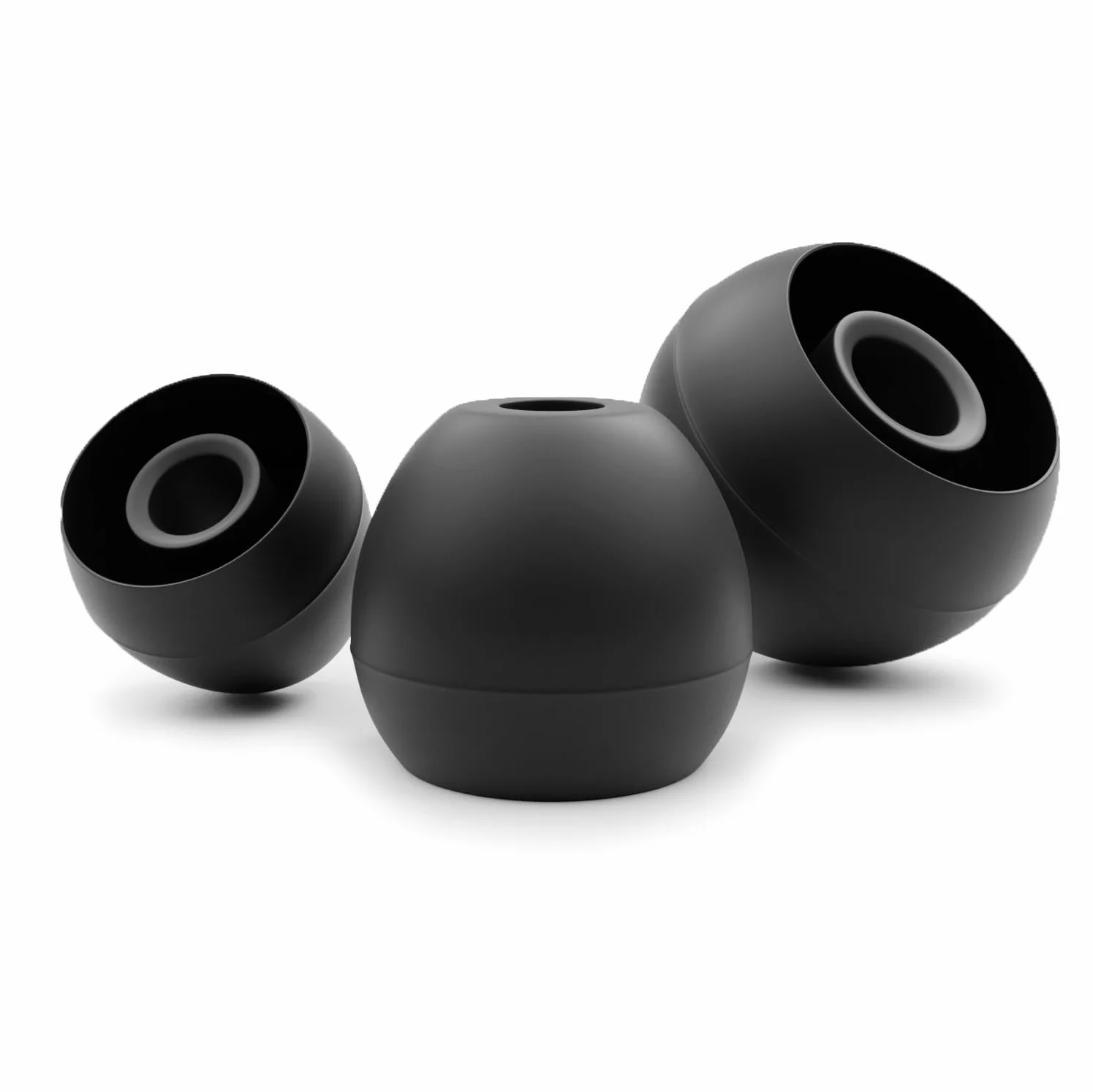 Okuli 12 x Silikonowe Końcówki Douszne Kompatybilny z BEATs Flex, Tour 2.0 Słuchawki w Czarny