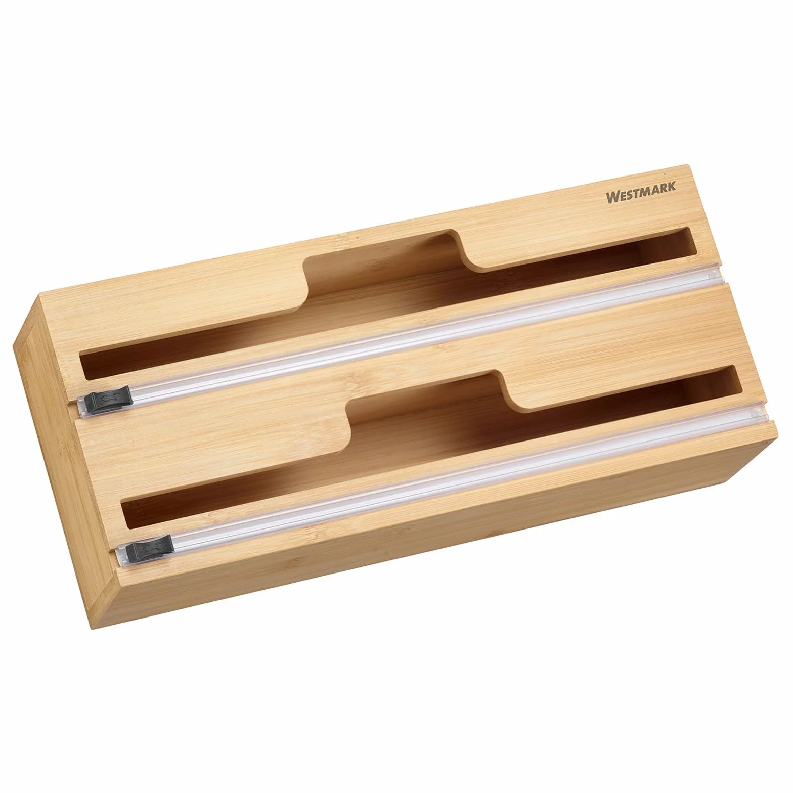 Westmark Dyspenser do folii aluminiowej i spożywczej z obcinaczem, bambus, do 31 cm