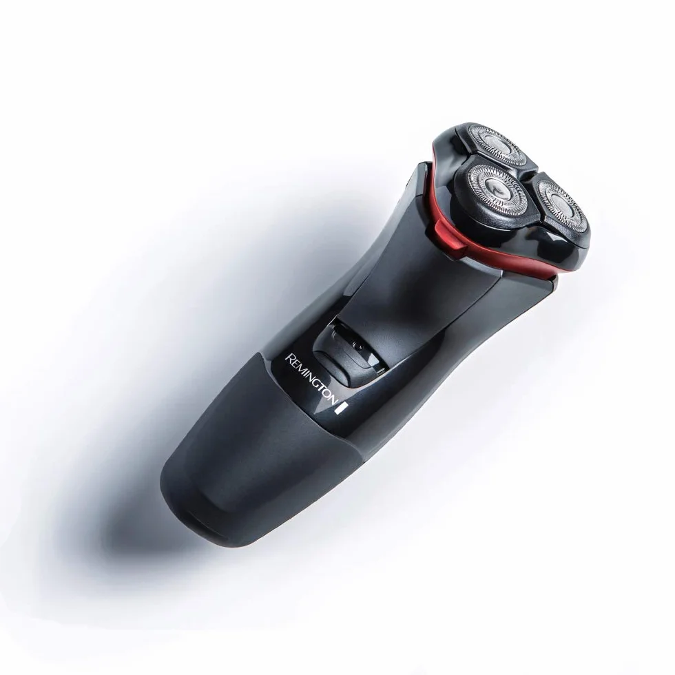 Remington golarka męska, elektryczna, rotacyjna, podwójne pierścienie tnące, ostrza ze stali szlachetnej, trymer precyzyjny Power Series PR1330