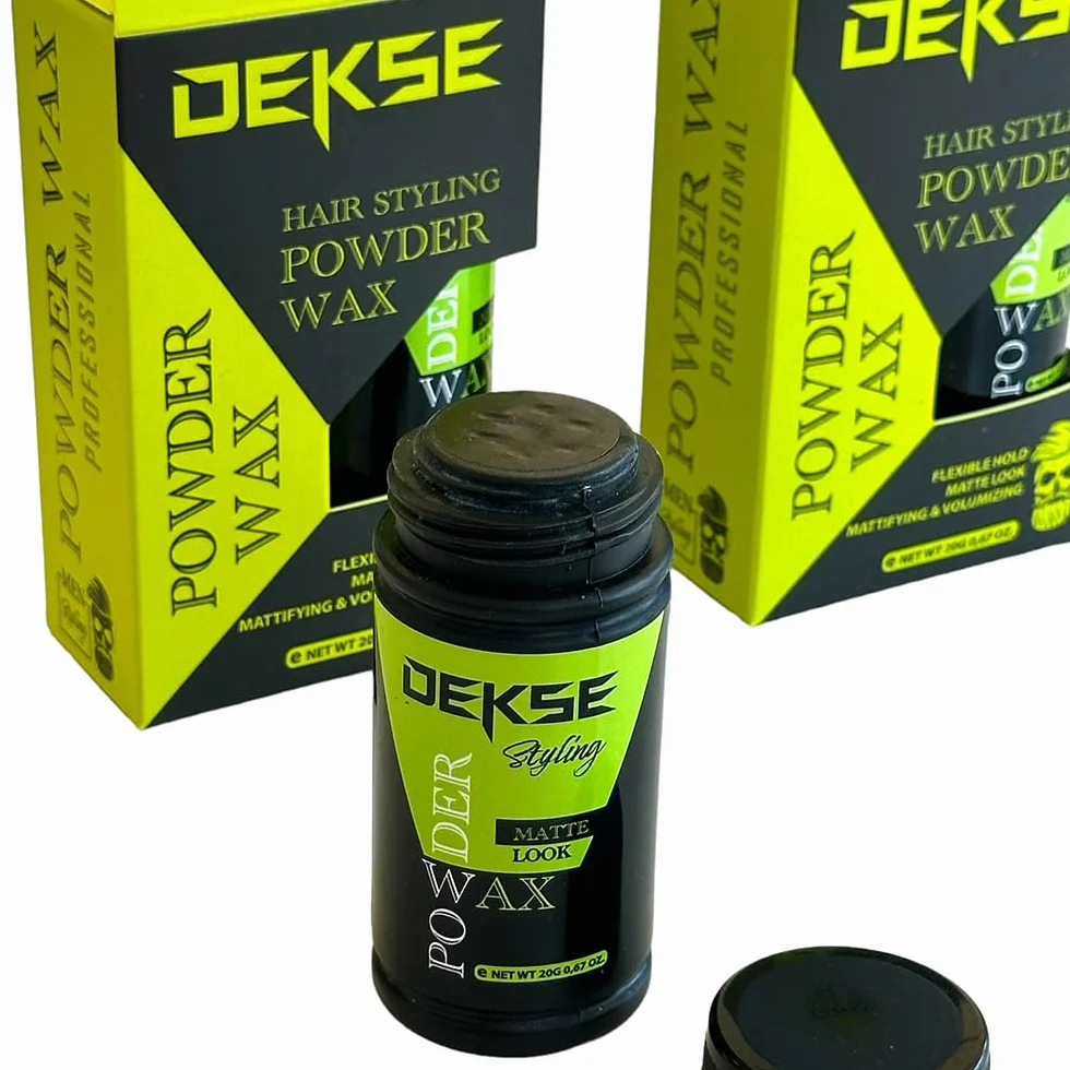 Dekse Wosk w proszku do włosów 20 g | Matujący i Zwiększający objętość | Puder do stylizacji