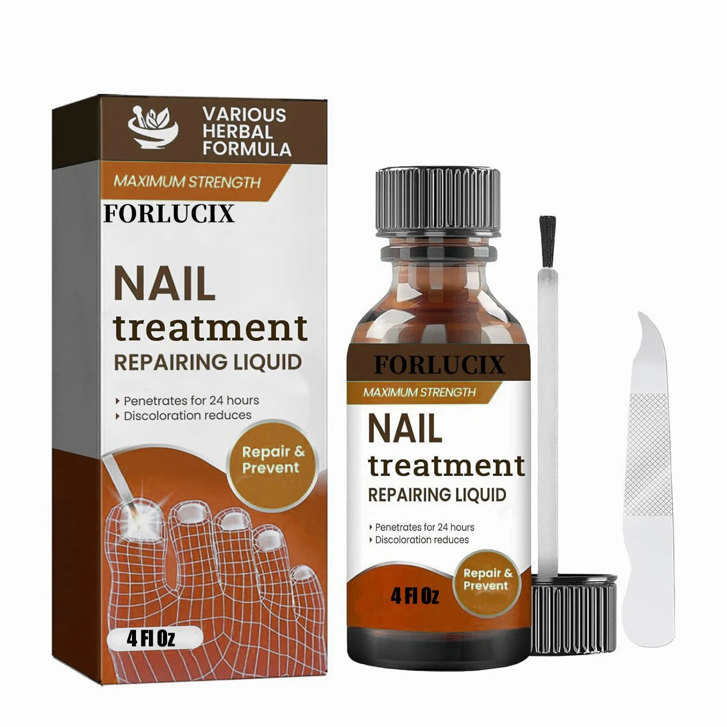 Extra Strength,4 Fl Oz(Pack of 1),Brown