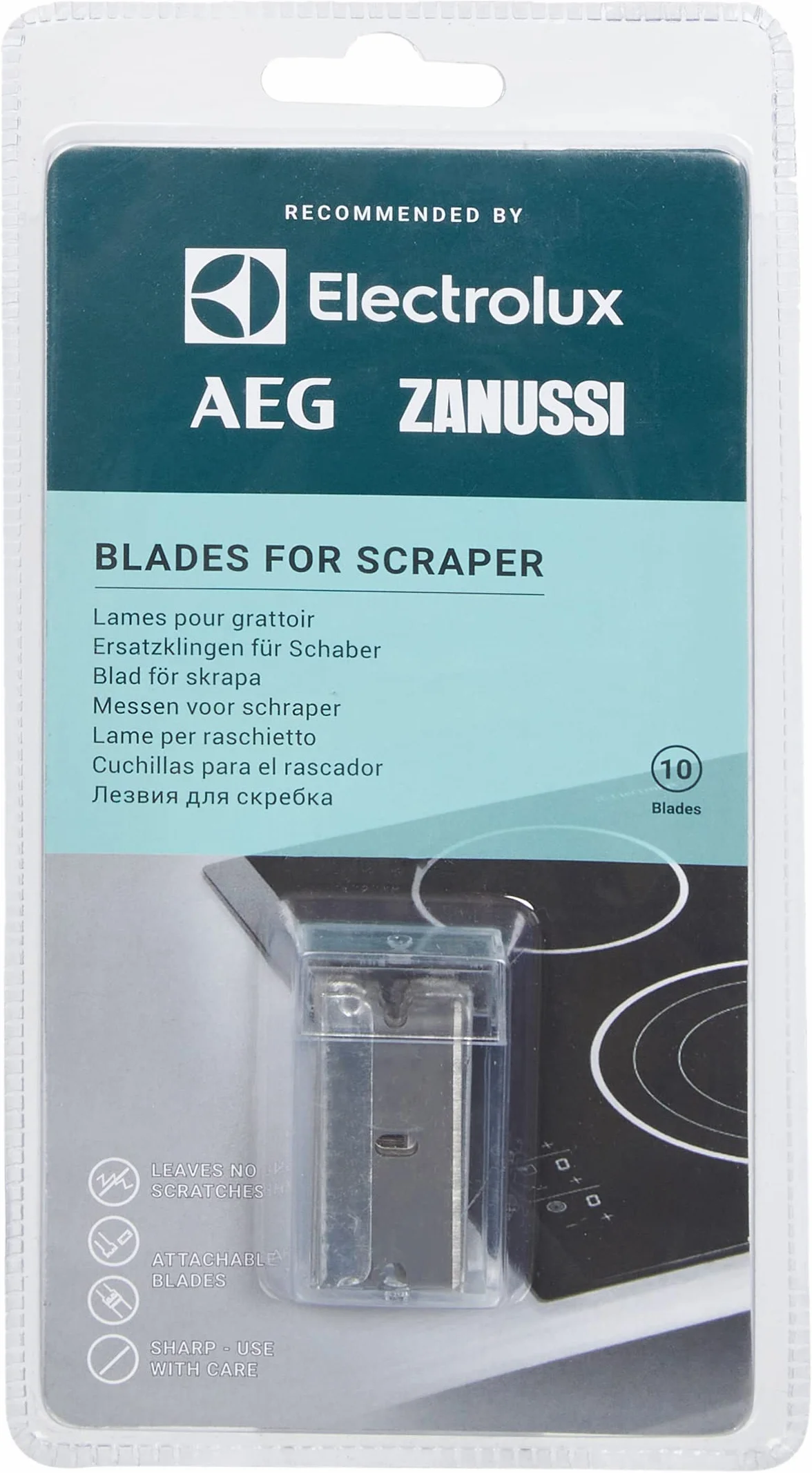 Electrolux E6HUB102 Ostrza do płyt ceramicznych 10 sztuk