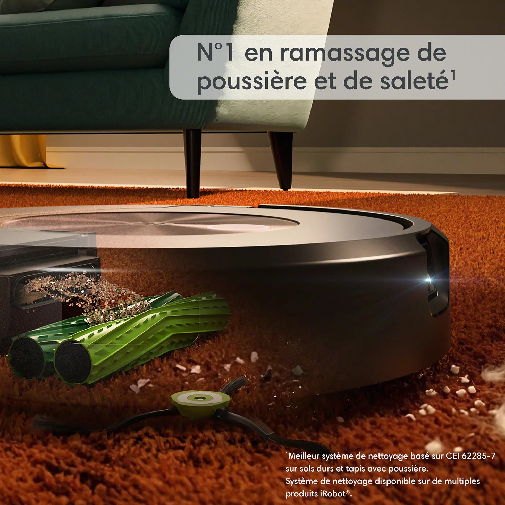 iRobot Roomba Combo J9+ Robot Sprzątający, Brązowy Mech, 313 ml