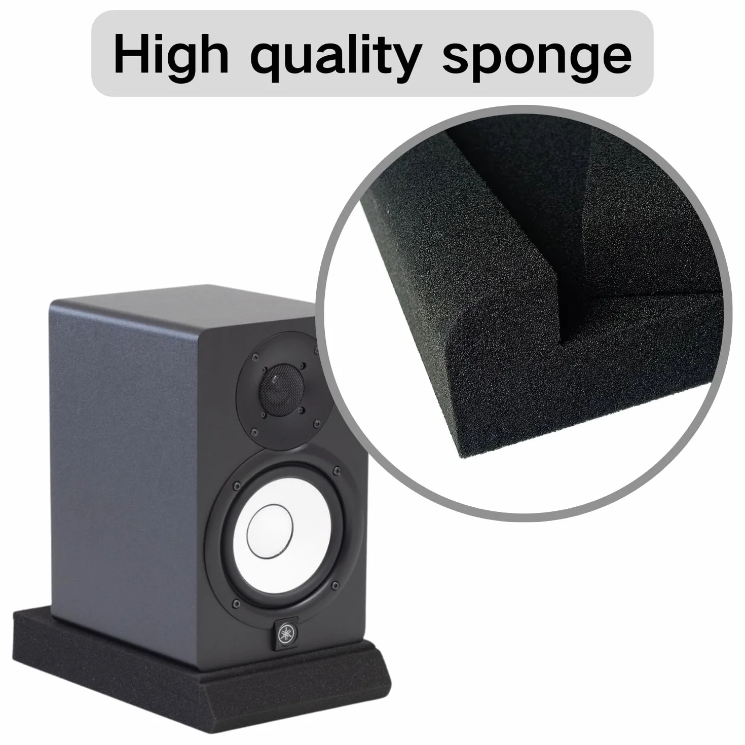 2 szt. 16 x 22 x 3,6 cm głośnik Sound Insulation Mat Soundproofing Mat Acoustic Foam Board Sponge Sound Absorbing Pad Sound Reinforcement Cushion