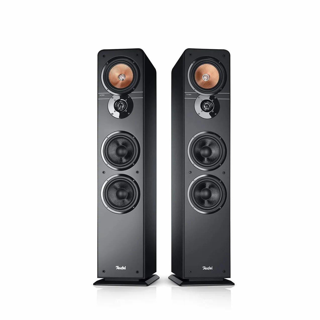 Kolumny głośnikowe stereo Teufel ULTIMA 40, kolumny podłogowe czarne