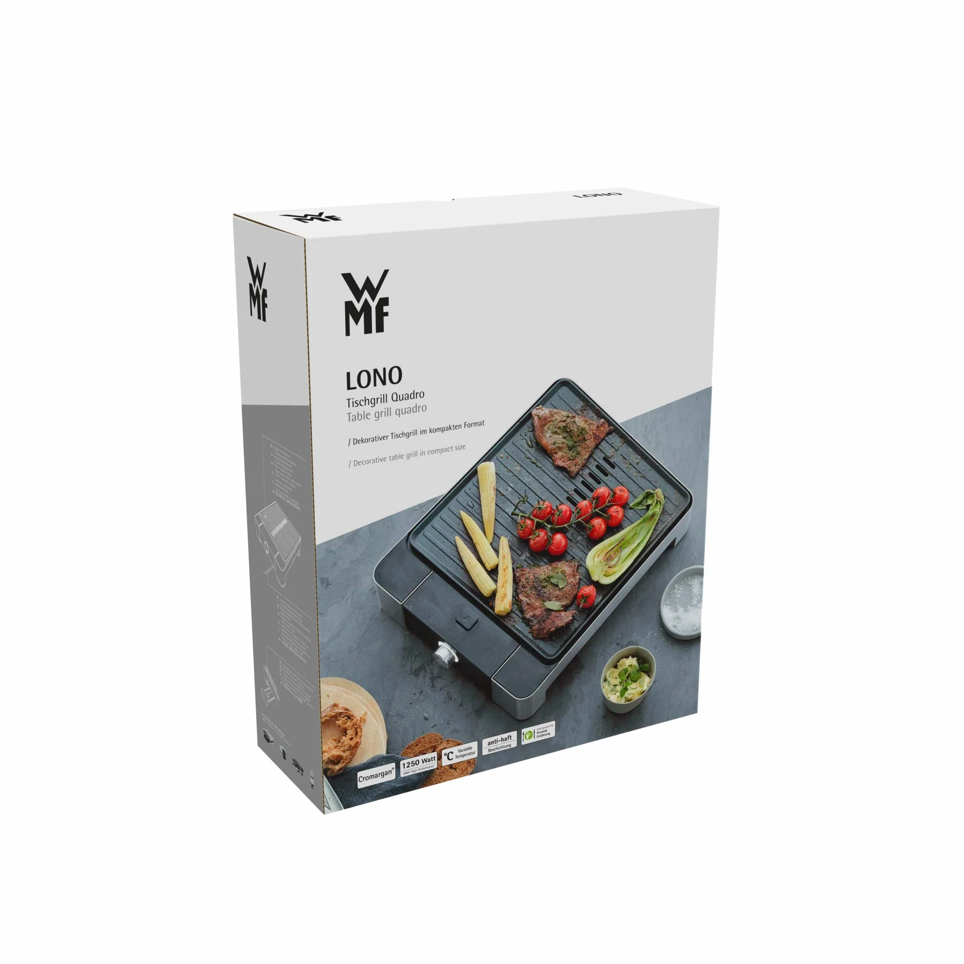 WMF Lono Quadro grill stołowy elektryczny 1250 W