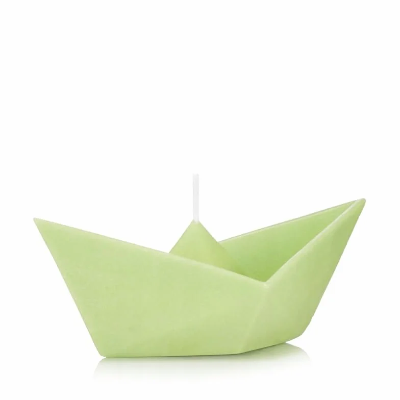 Świece pływające ORIGAMI kolor MIĘTOWY