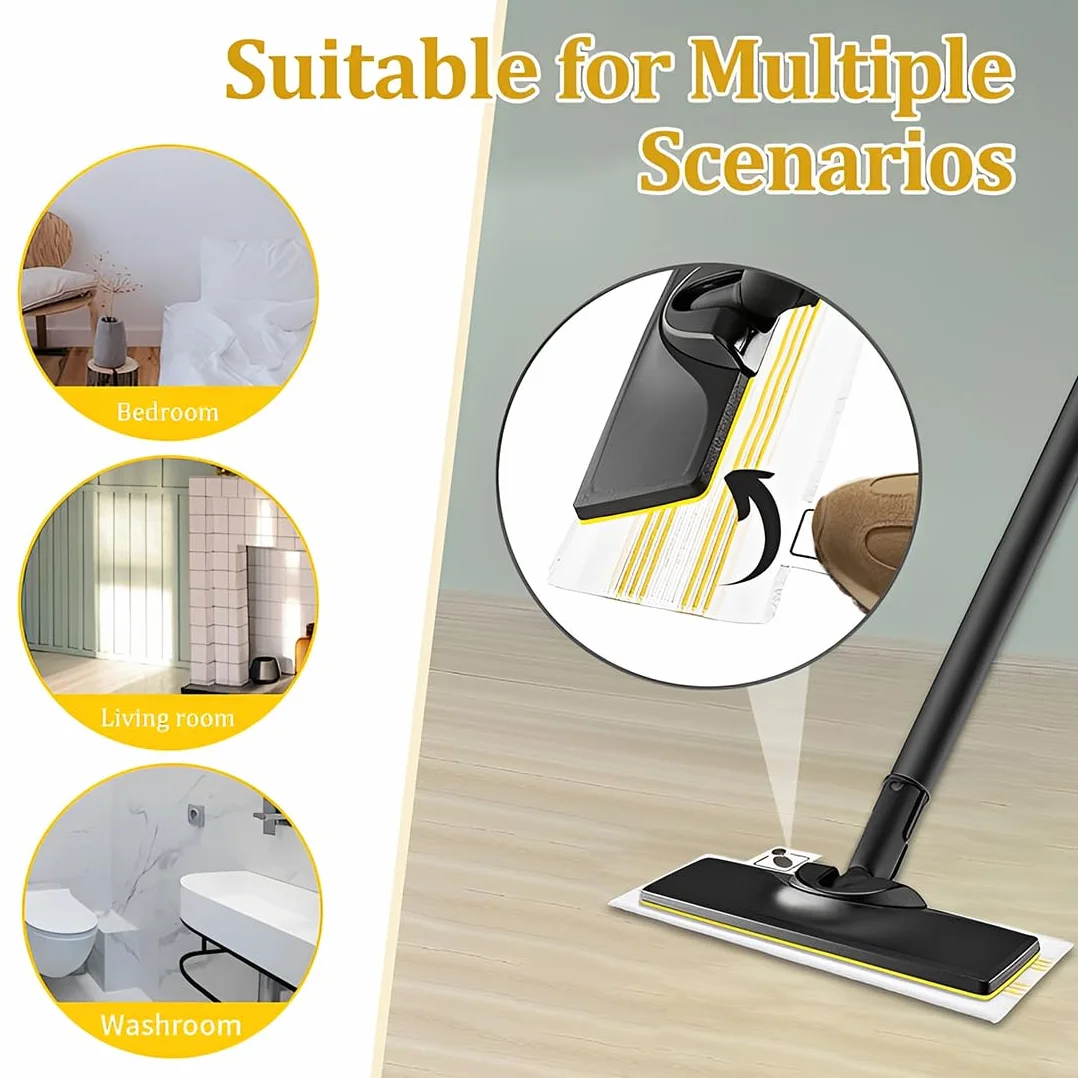 2 szt. Zamiennik dla Kärcher EasyFix Zestaw do parowania mopa parowego Wysokiej jakości ściereczki z mikrofibry kompatybilne z Kärcher EasyFix SC 2 SC 3 SC 4 SC 5 wytrzymałych ściereczek czyszczących