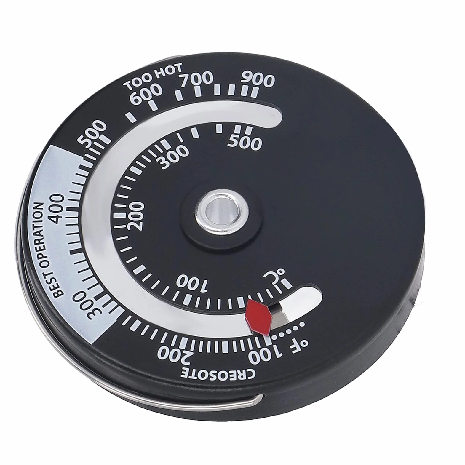 Termometr do Pieca Magnetycznego 0-500°C Tarcza Aluminiowa Wysoka Dokładność