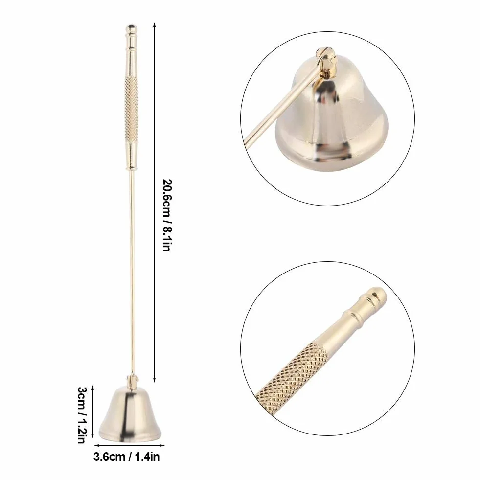 Candle Snuffer ze stali nierdzewnej w kształcie dzwonka 1 sztuka