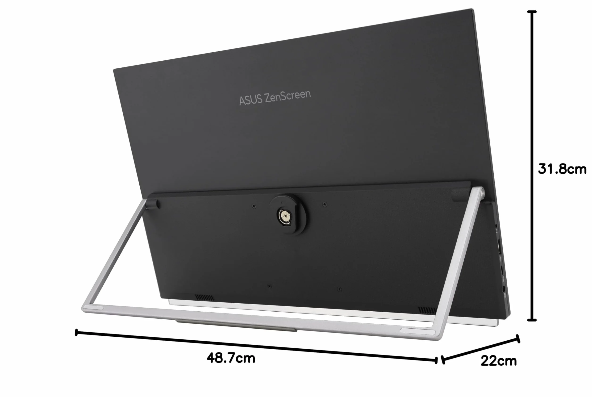 ASUS ZenScreen MB229CF przenośny monitor USB 22" – Full HD 1920 x 1080, USB typ C 60 W, HDMI, automatyczna rotacja, podpórka – panel IPS 100 Hz, 16:9, antyrefleksyjny, głośnik 2.1