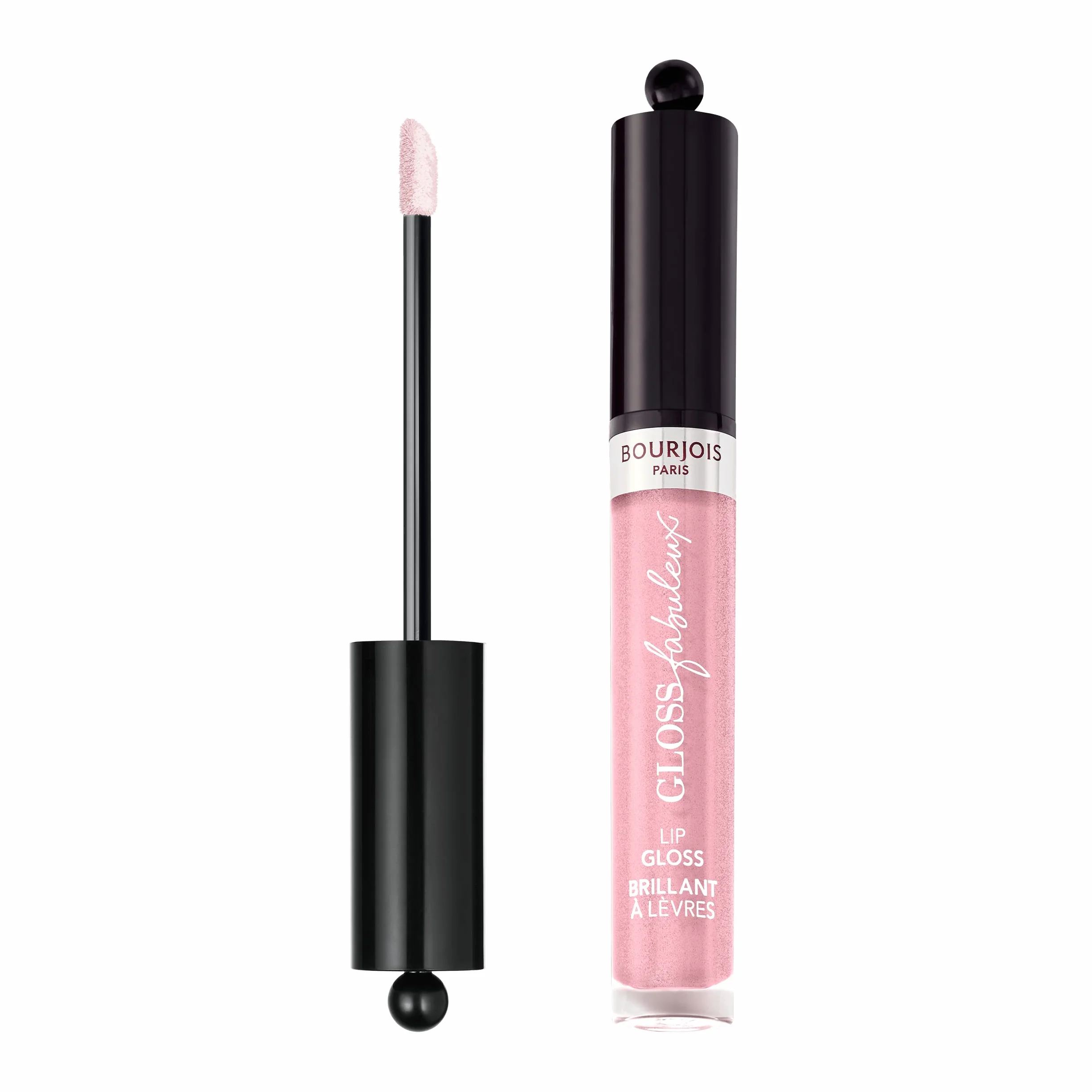 Bourjois Fabuleux Gloss nawilżający błyszczyk do ust z witaminą E, długotrwały błyszczyk, kremowa konsystencja, nr 003 Rose Charismatic