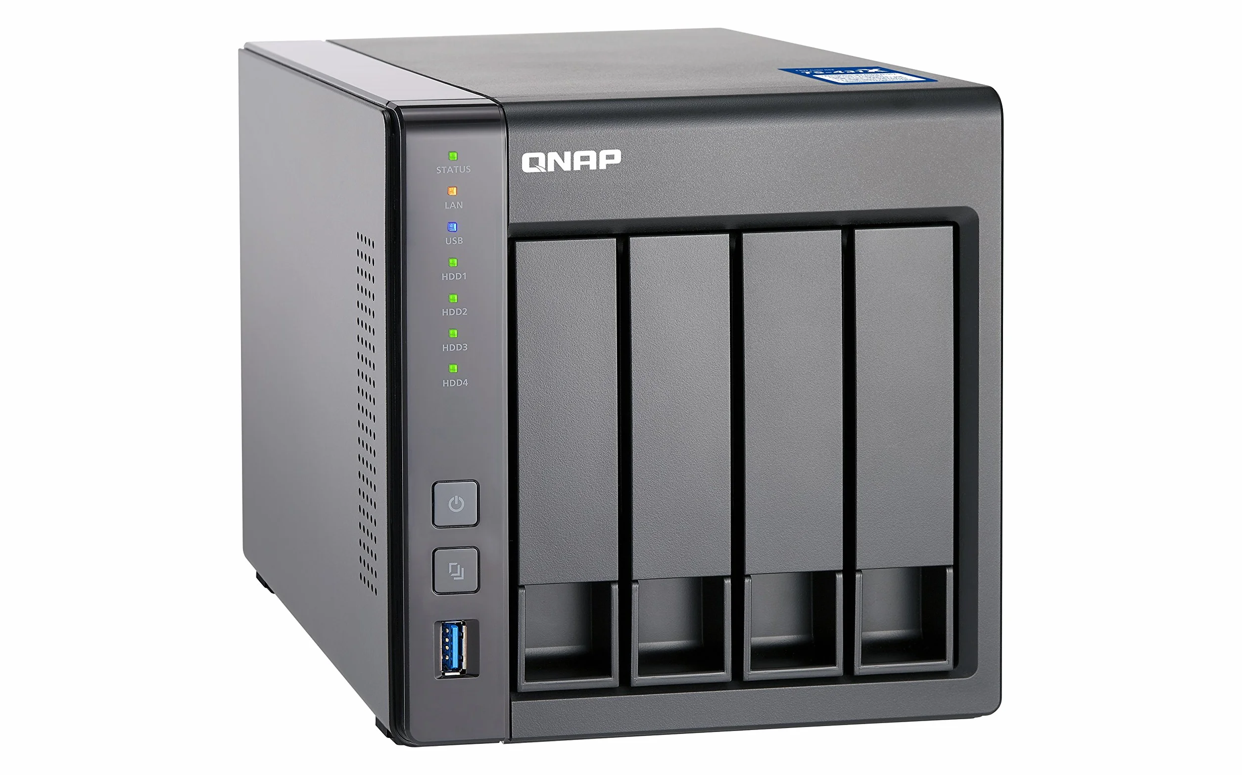 QNAP TS-431X-8G 24TB 4 Bay rozwiązanie NAS z 4 x 4TB Seagate IronWolf Drives (zgodność z GDPR)