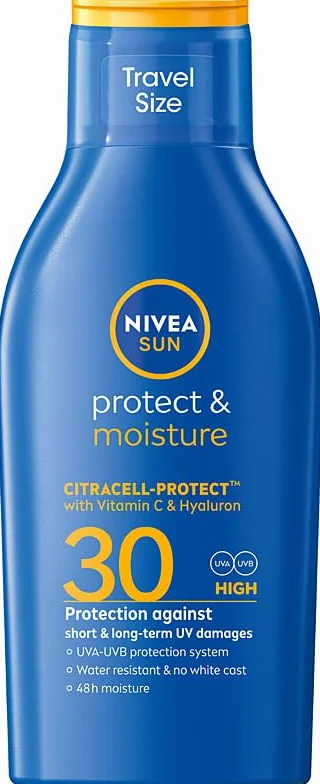 NIVEA SUN Protect & Moisture Nawilżający balsam do opalania SPF 30 100 ml
