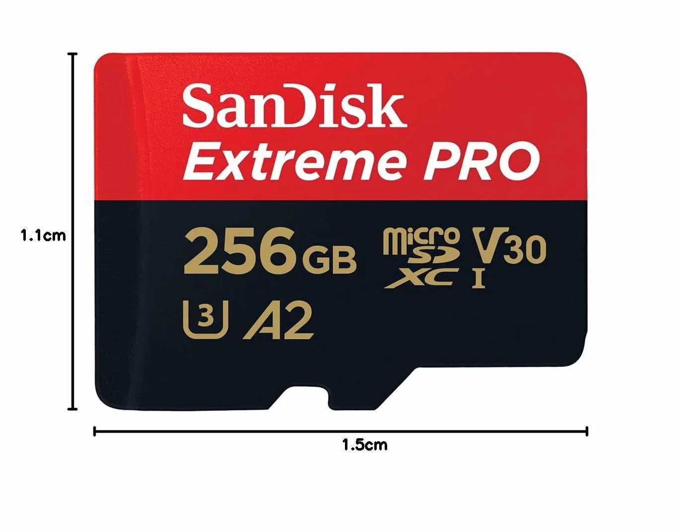 Sandisk Extreme Pro SDSQXCD-256G-GN6MA Karta Pamięci Microsd, Czarny, 256 GB