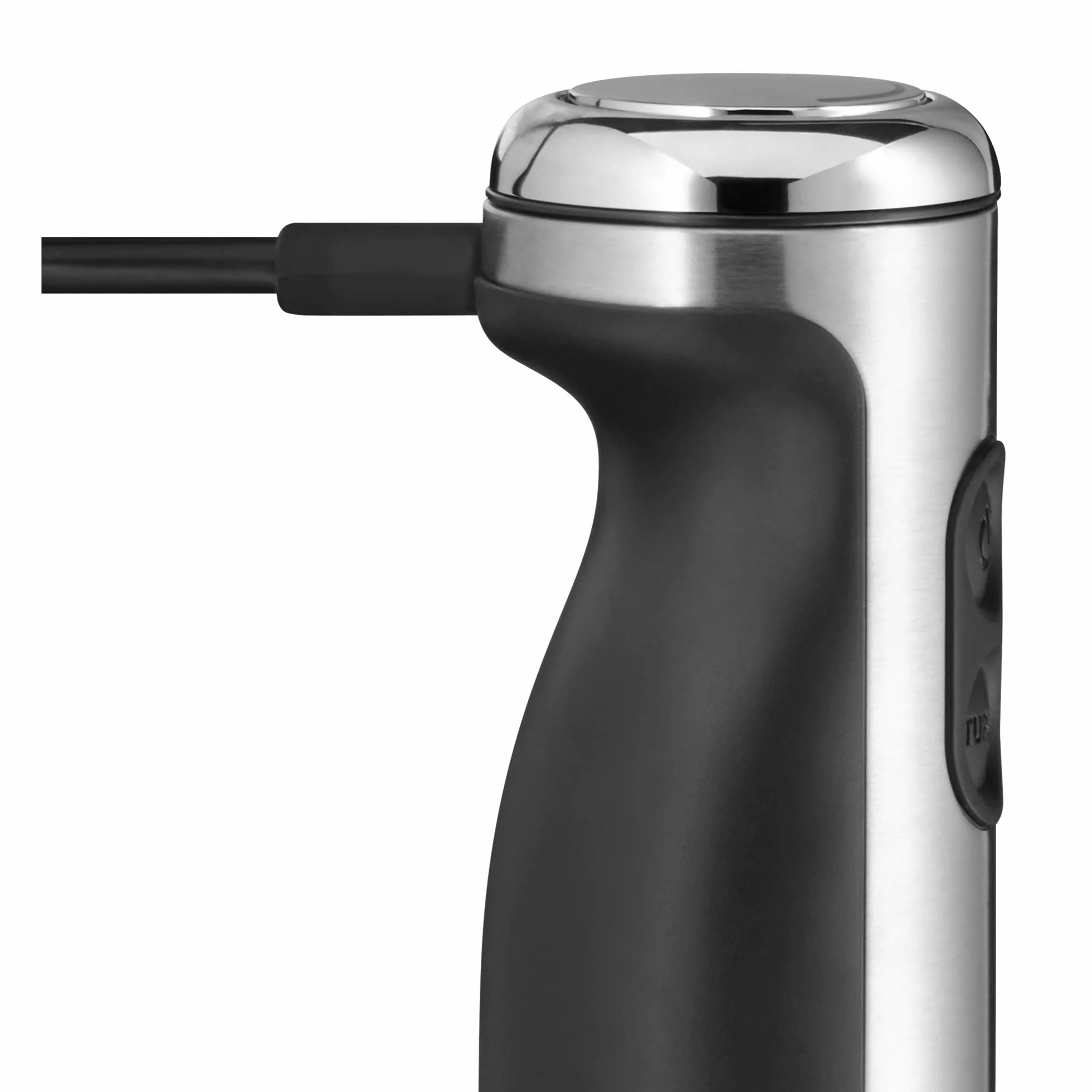 WMF Lineo 5-częściowy zestaw blenderów ręcznych, pałeczka do miksowania, trzepaczka, spieniacz do mleka, rozdrabniacz, 700 W, różdżka z pojemnikiem 1 l, stal nierdzewna matowa
