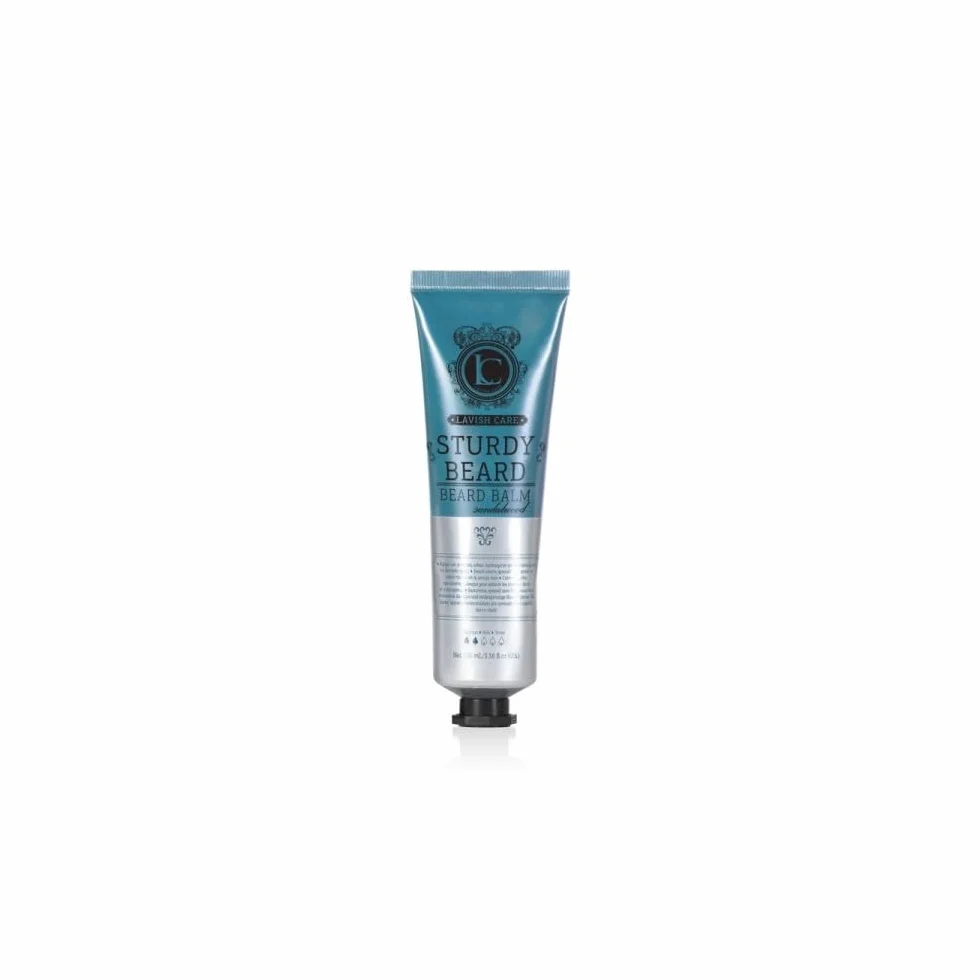 Lavish Care balsam do brody zmiękczający z mocowaniem średnio lekki modelujący Sturdy 100ml Sandał Beard Balm