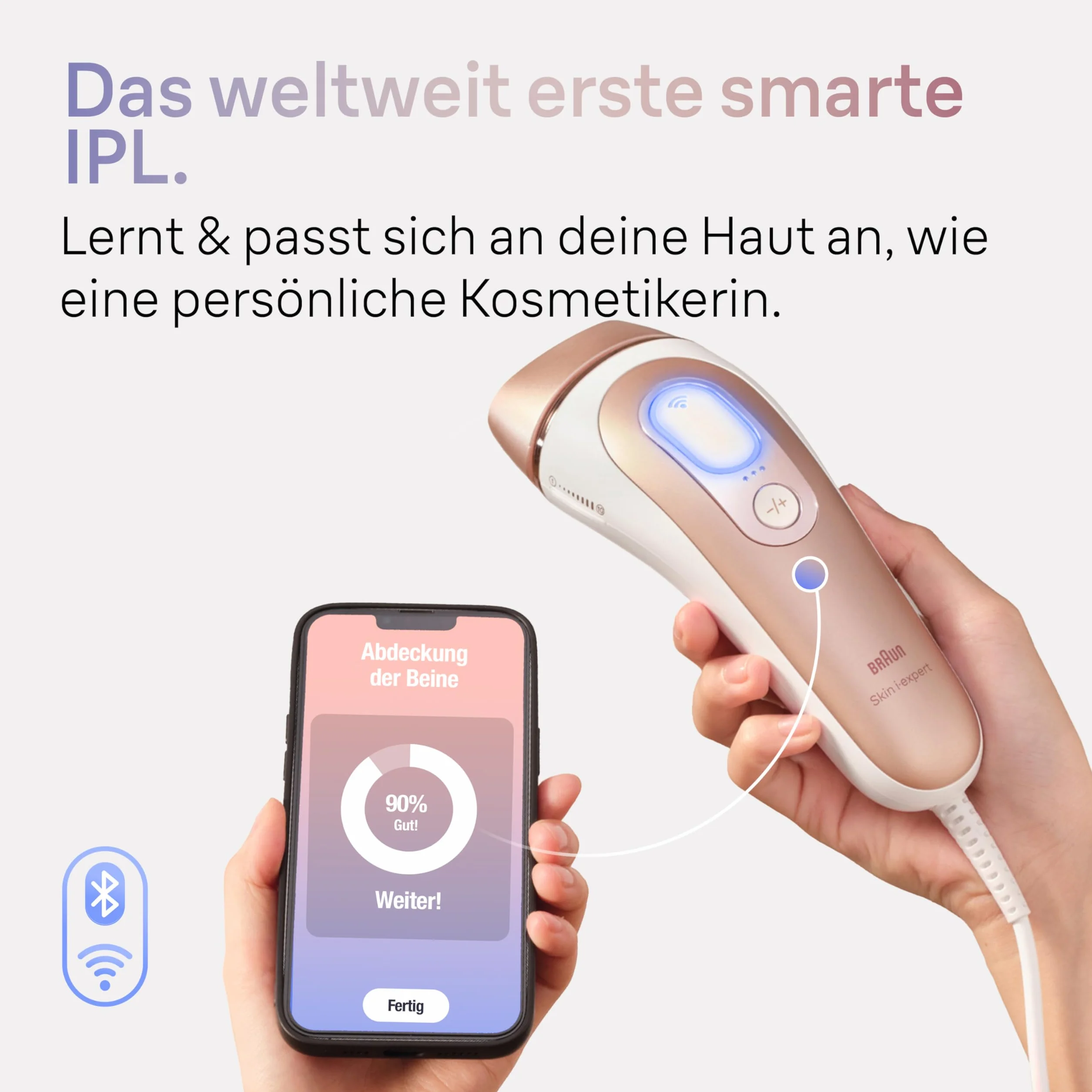 Braun IPL Silk·expert Pro 3 – urządzenie do usuwania włosów IPL, trwałe i bezbolesne usuwanie włosów w domu – w zestawie etui, golarka Venus, 2 nasadki, zaprojektowane w Niemczech – PL3136, biały